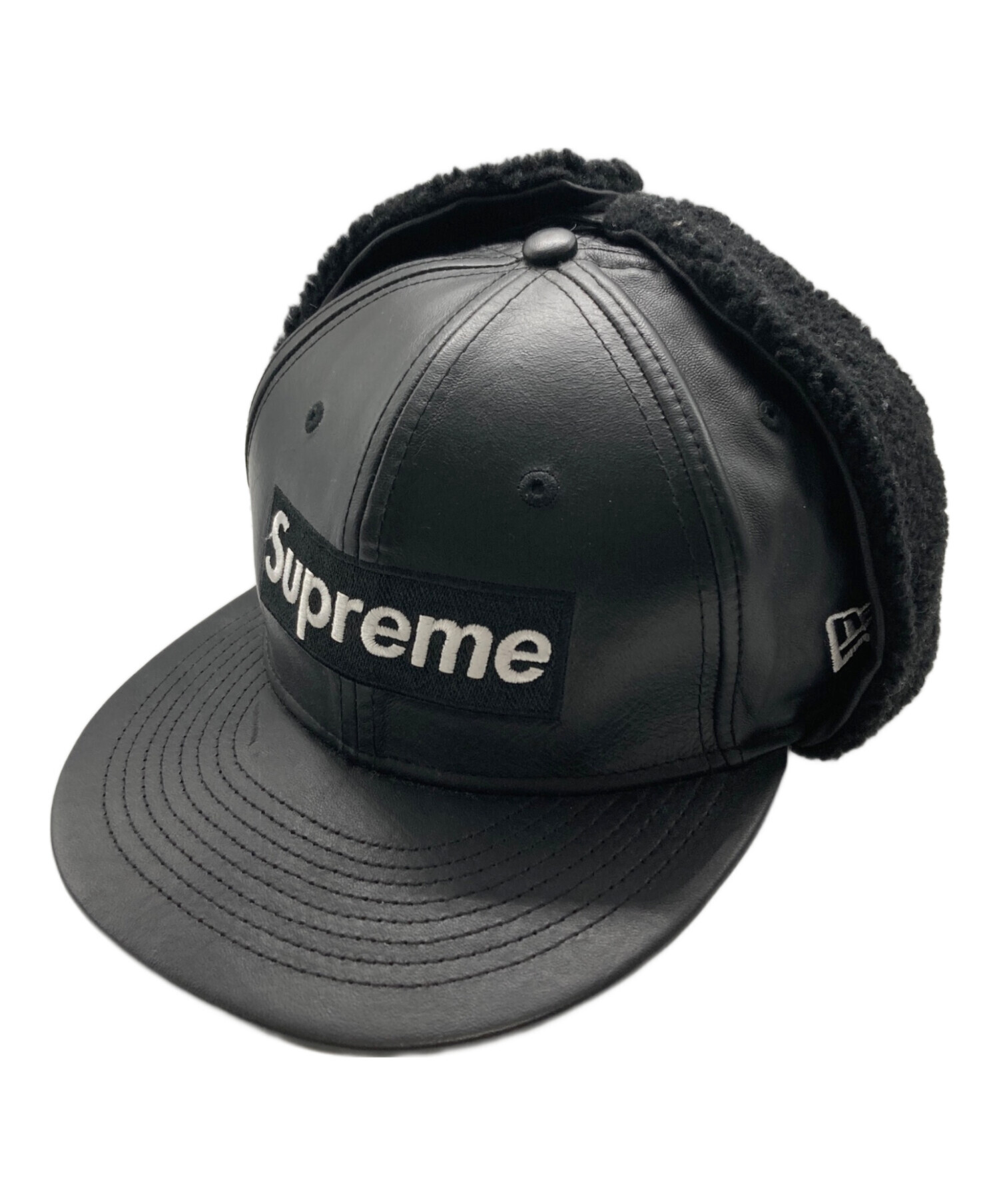 【新品未使用】Supreme Earflap New Era Black 8 中古・古着通販】SUPREME (シュプリーム) New Era (ニューエラ