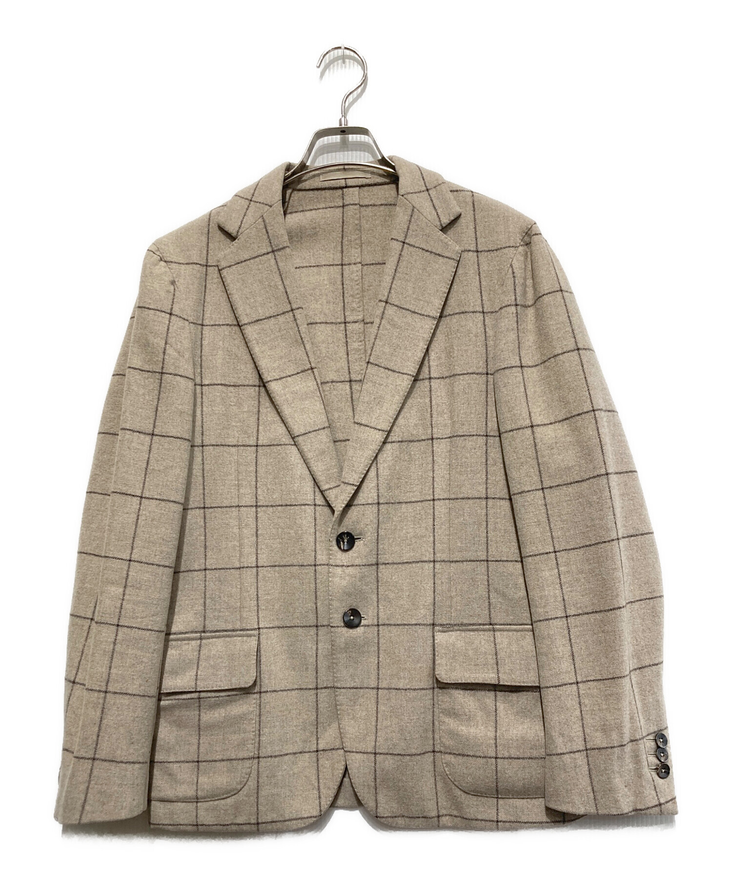 <美品>BOGLIOLI COAT ベージュ ウール ジャケット サイズ44 中古・古着通販】BOGLIOLI (ボリオリ) ウールジャケット ベージュ