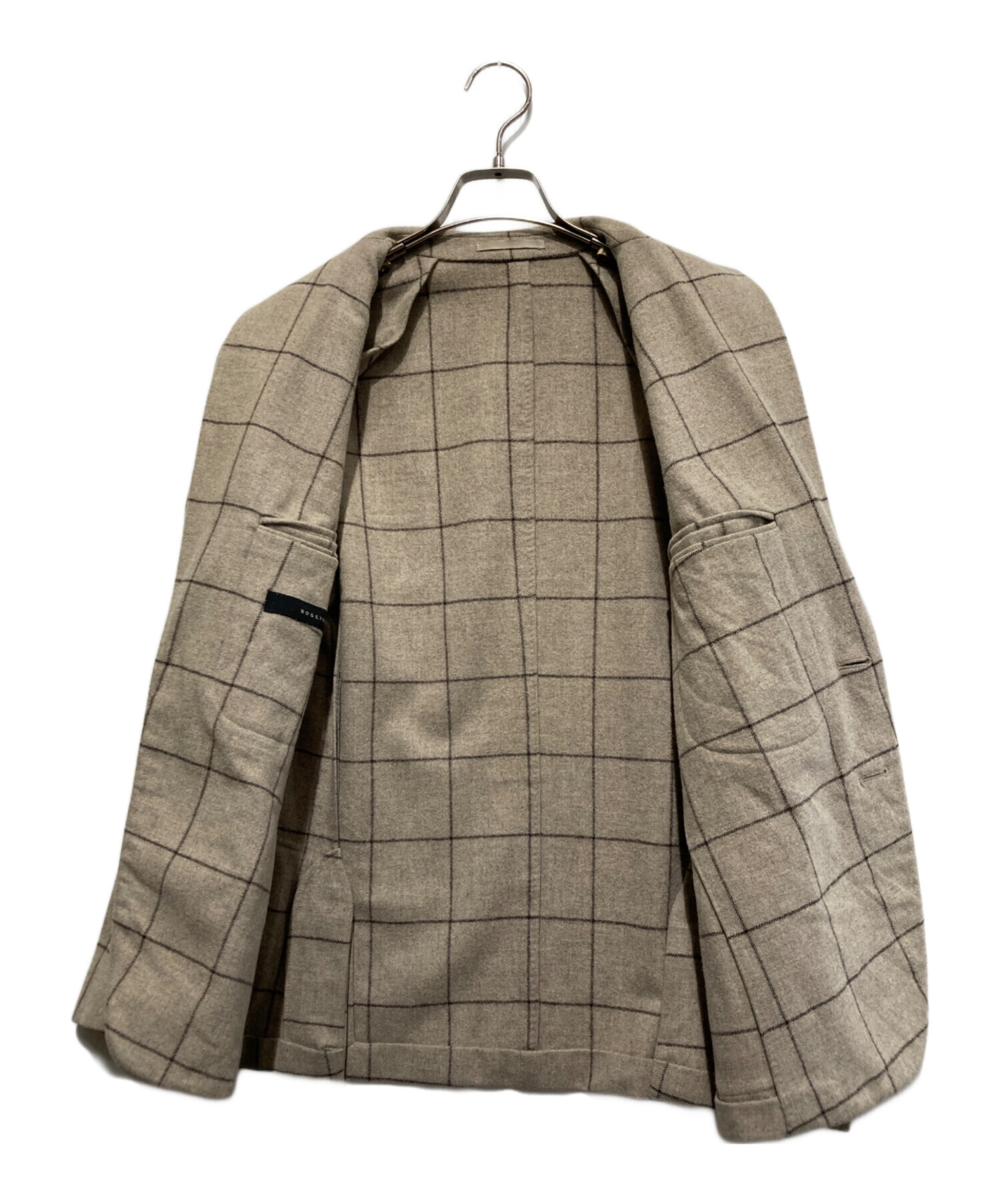 中古・古着通販】BOGLIOLI (ボリオリ) ウールジャケット ベージュ
