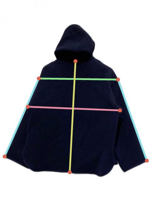 中古・古着通販】DANTON (ダントン) ウールライトパイル フード