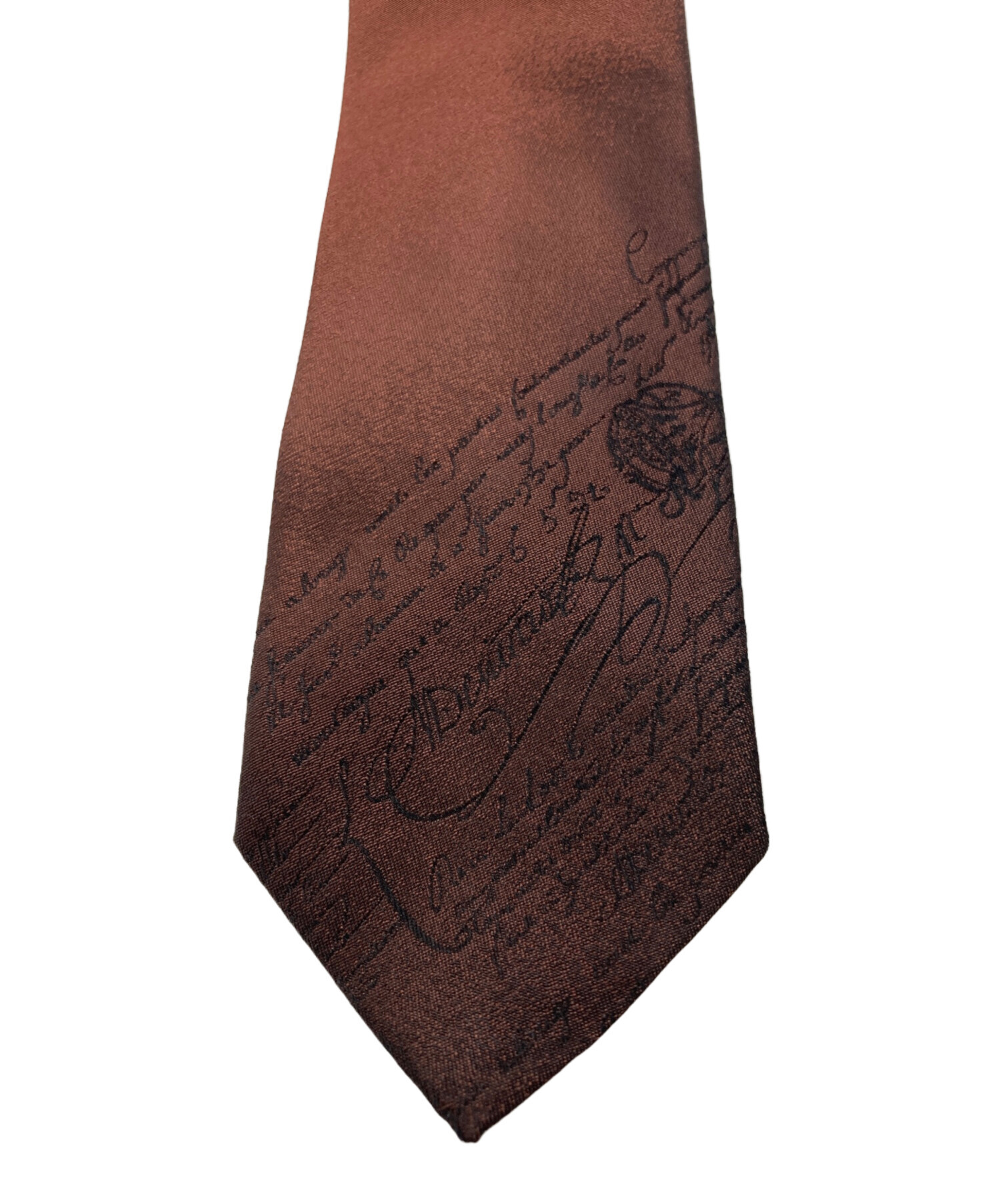 中古・古着通販】Berluti (ベルルッティ) ネクタイ ブラウン サイズ