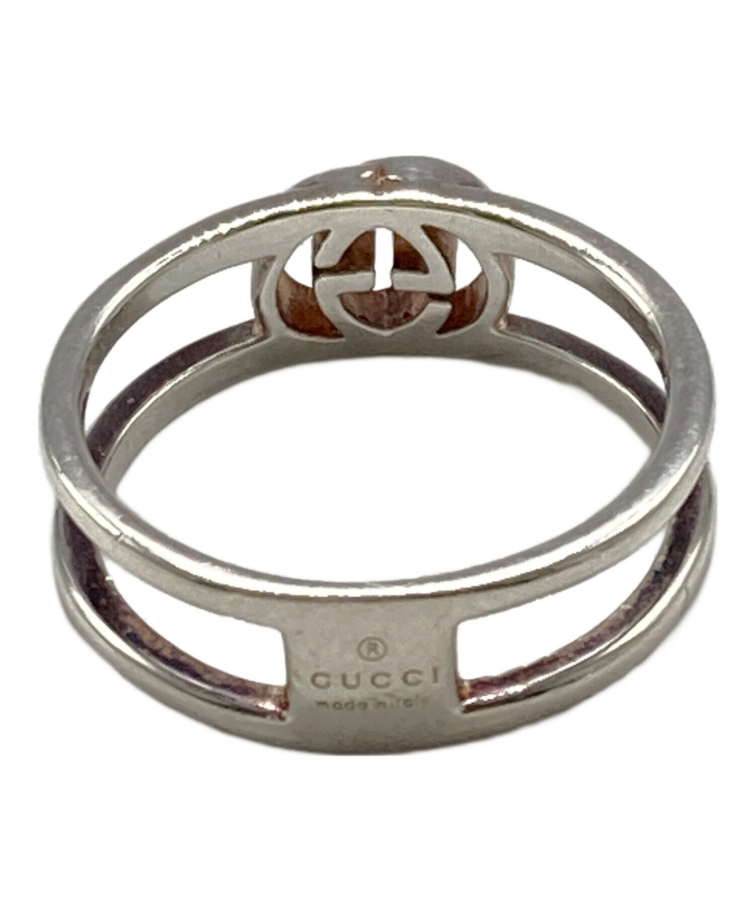 中古・古着通販】GUCCI (グッチ) インターロッキングスリムG リング