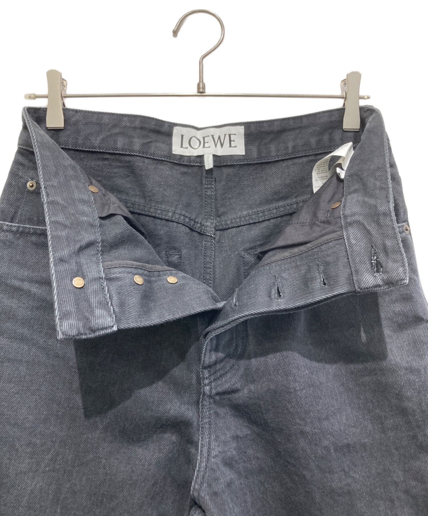 中古・古着通販】LOEWE (ロエベ) ANAGRAM BAGGY JEANS/アナグラム 