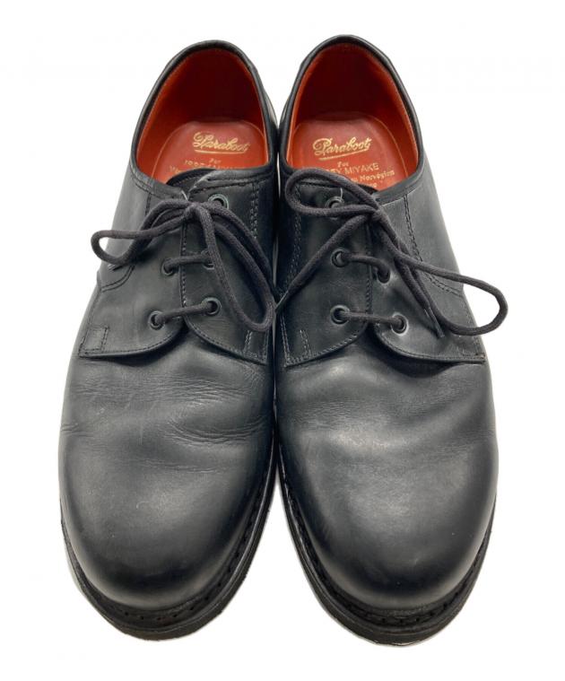 イッセイミヤケ　Parabootコラボ　レザーシューズ　ブルー26.5cm 中古・古着通販】PARABOOT (パラブーツ) ISSEY MIYAKE (イッセイミヤケ