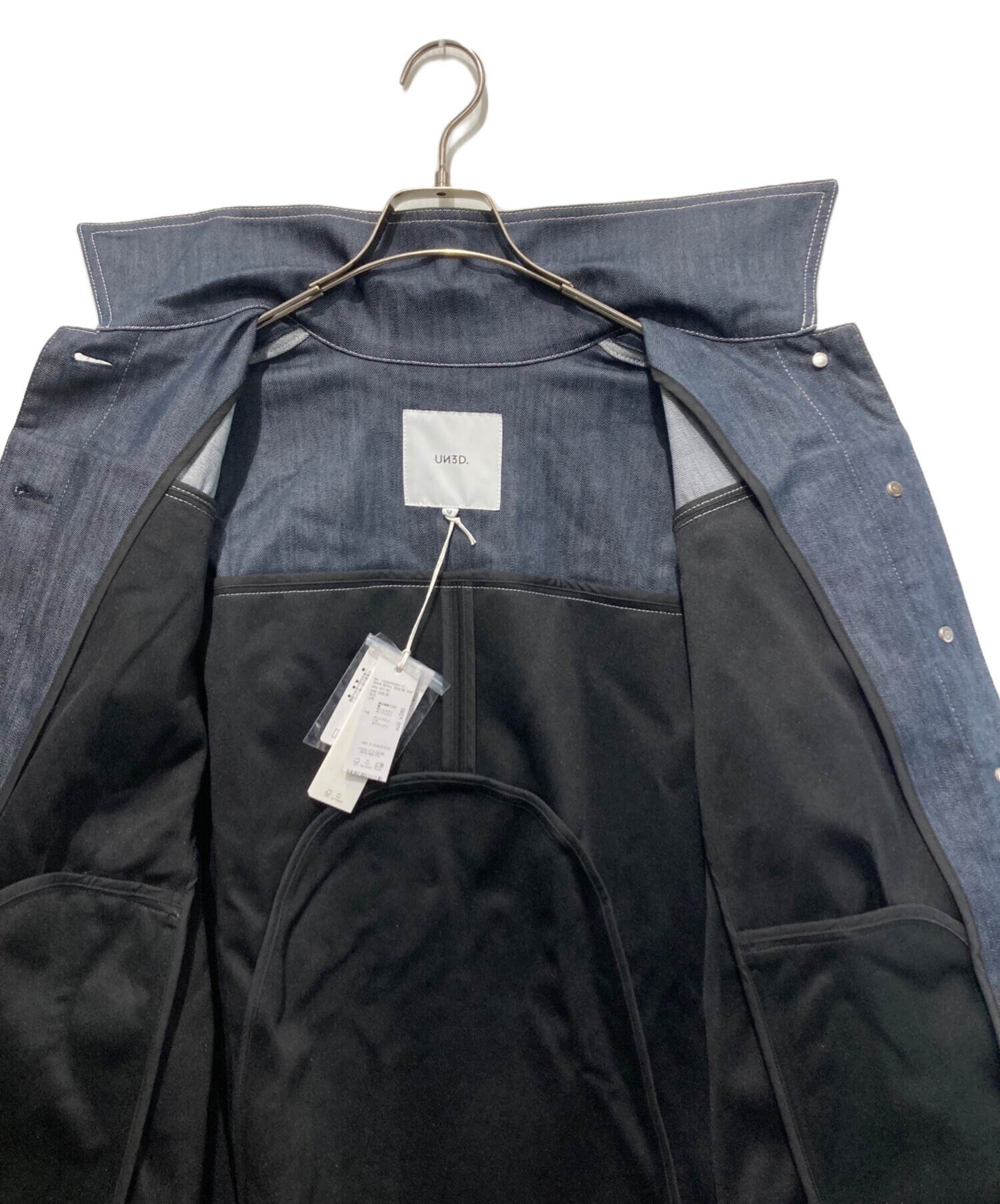 中古・古着通販】UN3D. (アンスリード) DENIM DETAIL DOCKING TENT CT 