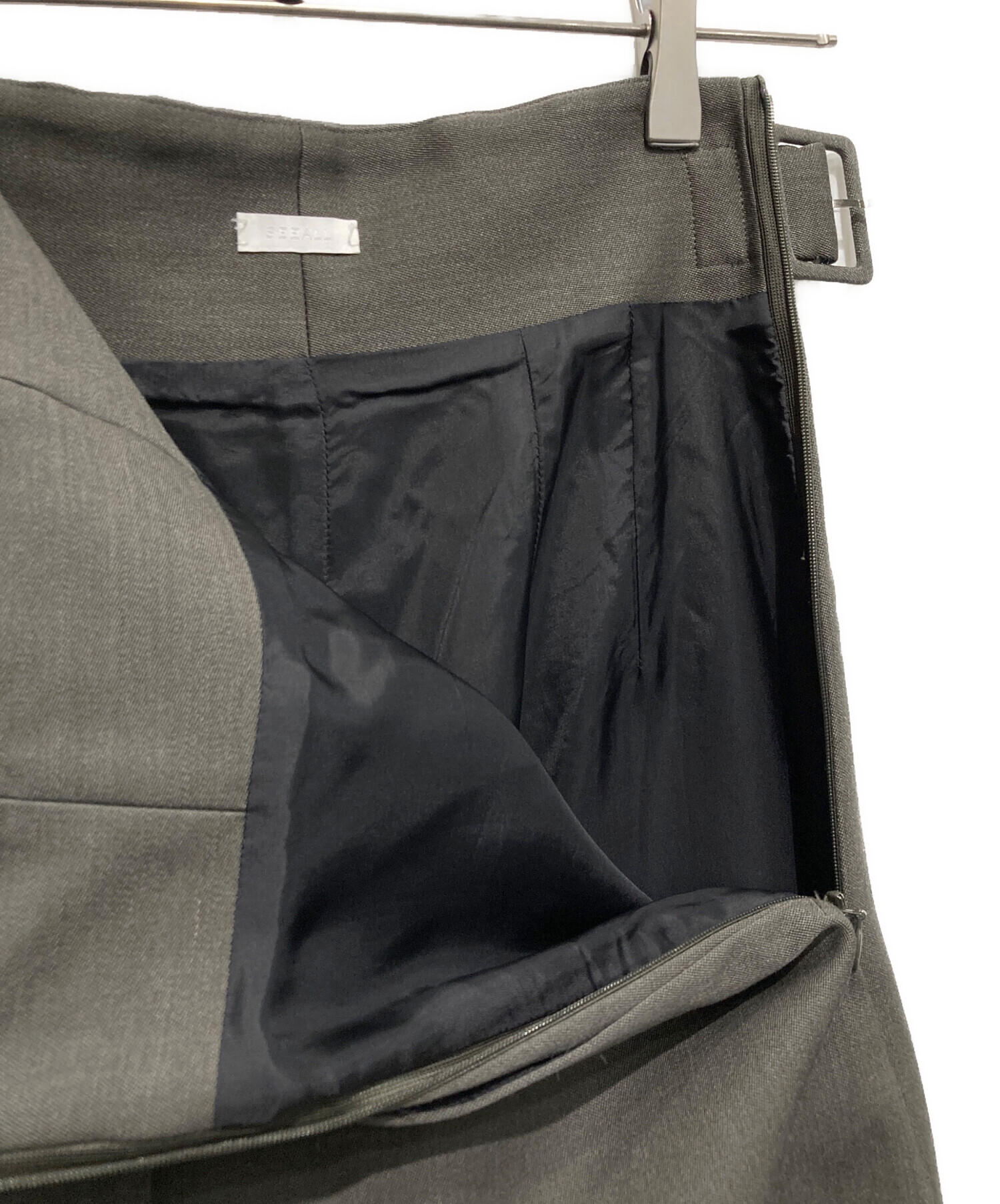中古・古着通販】SEEALL (シーオール) SEEALL ARCHED LEG PANTS グレー