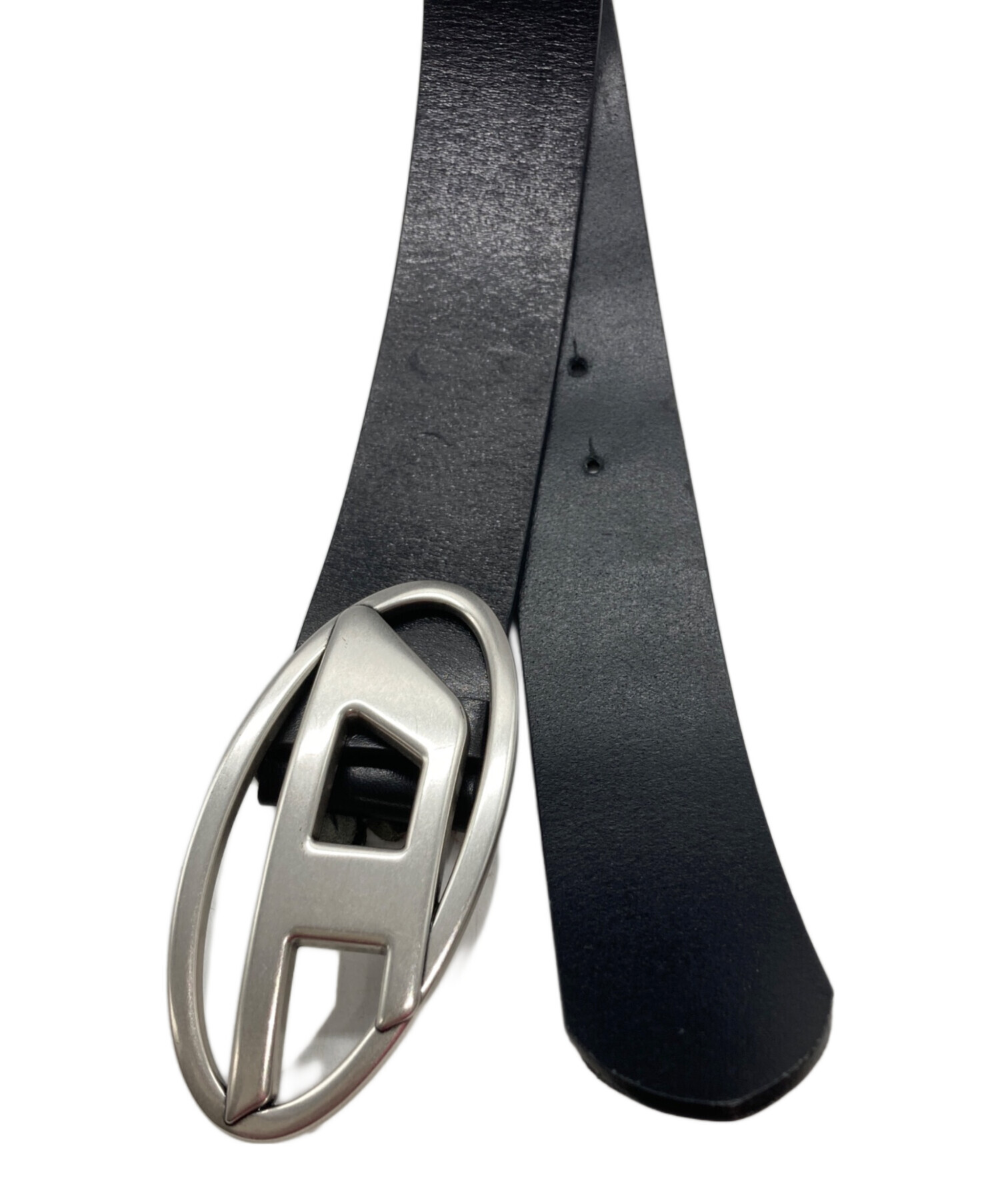 中古・古着通販】DIESEL (ディーゼル) レザーベルト ブラック