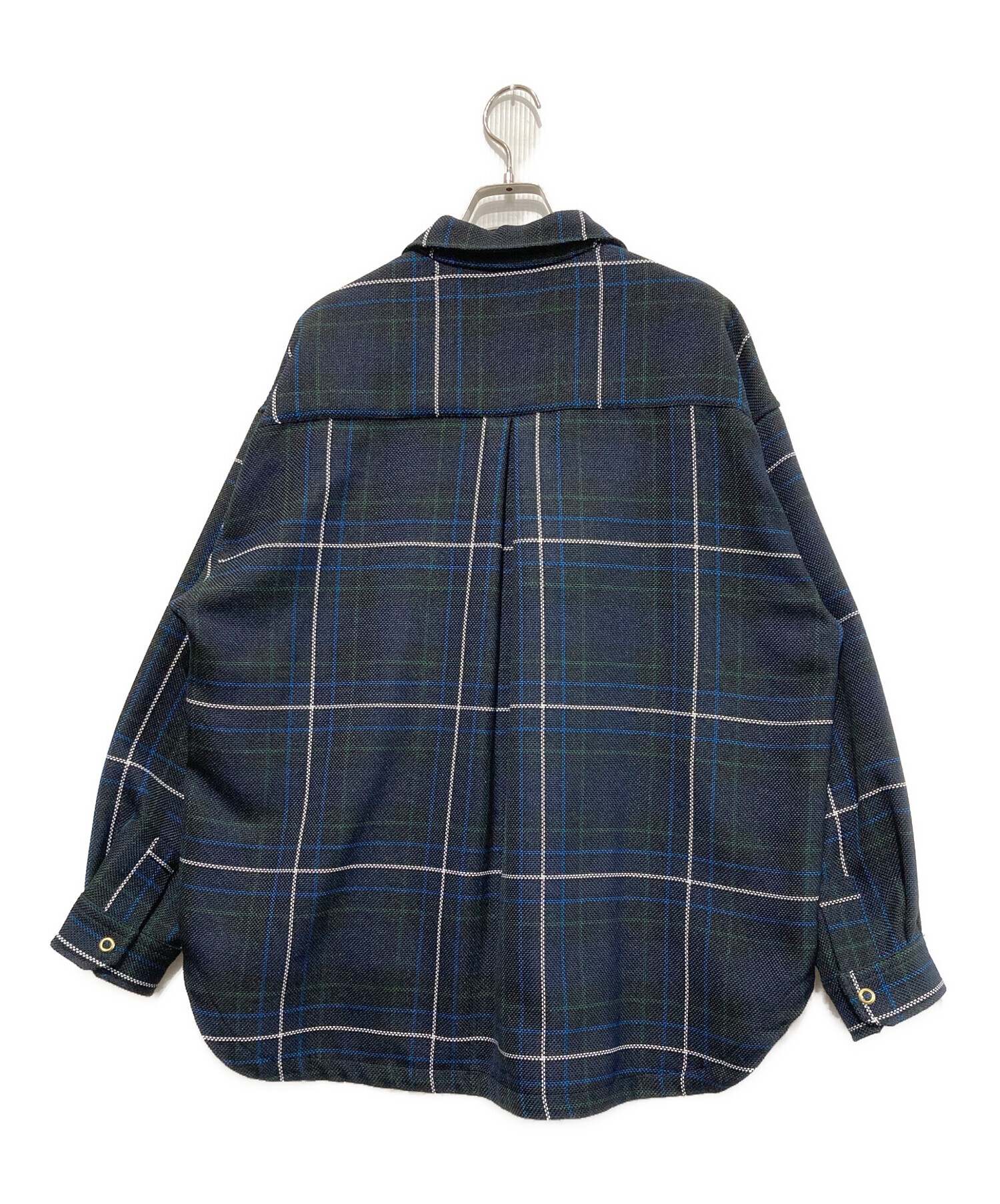 中古・古着通販】STUDIOUS (ステュディオス) チェック柄ジップアップ 