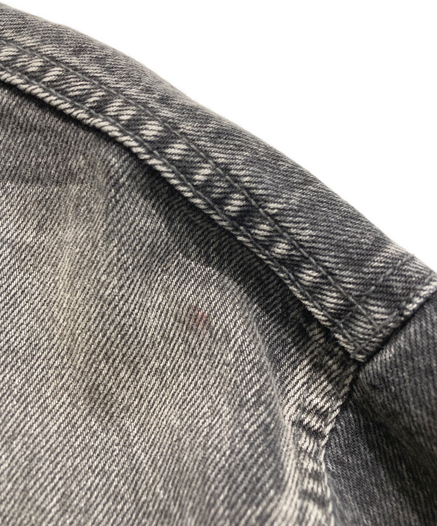 中古・古着通販】BALENCIAGA (バレンシアガ) ダメージ加工バックロゴ