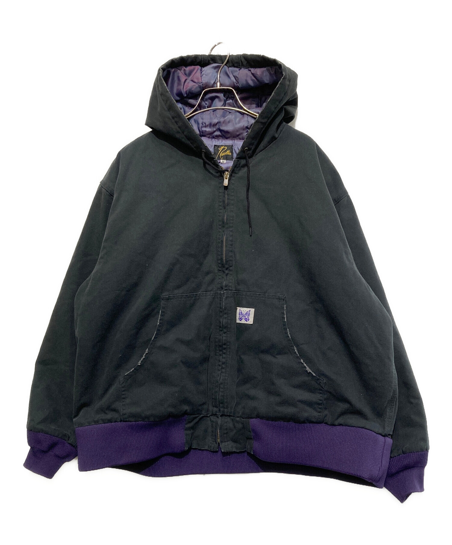中古・古着通販】Needles (ニードルズ) Zipped Work Hoody ブラック