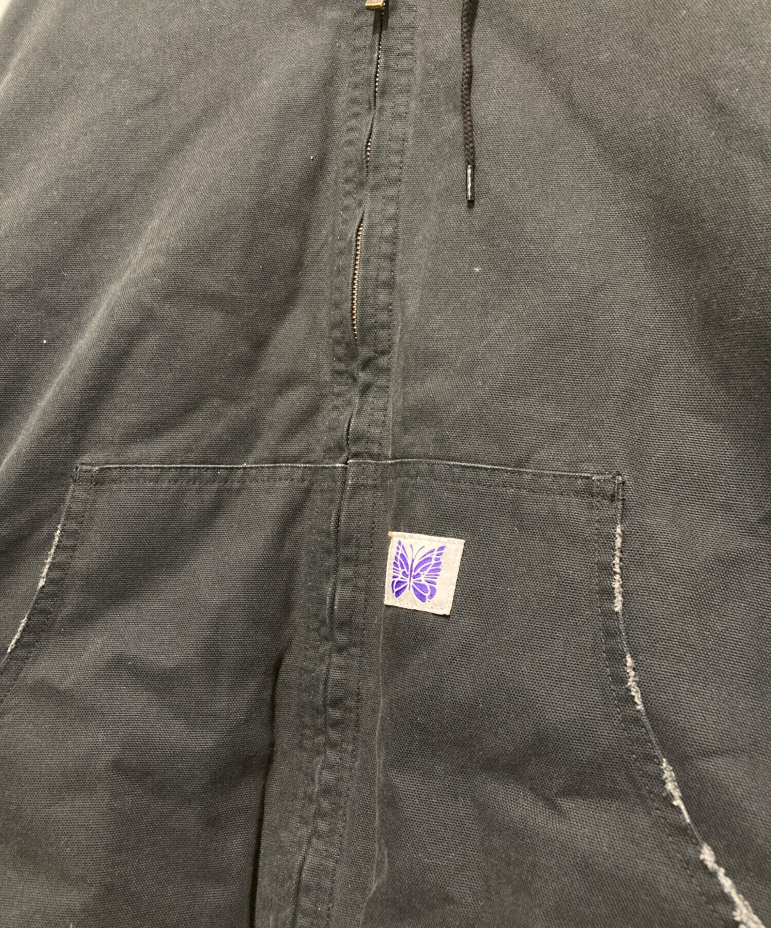 中古・古着通販】Needles (ニードルズ) Zipped Work Hoody ブラック