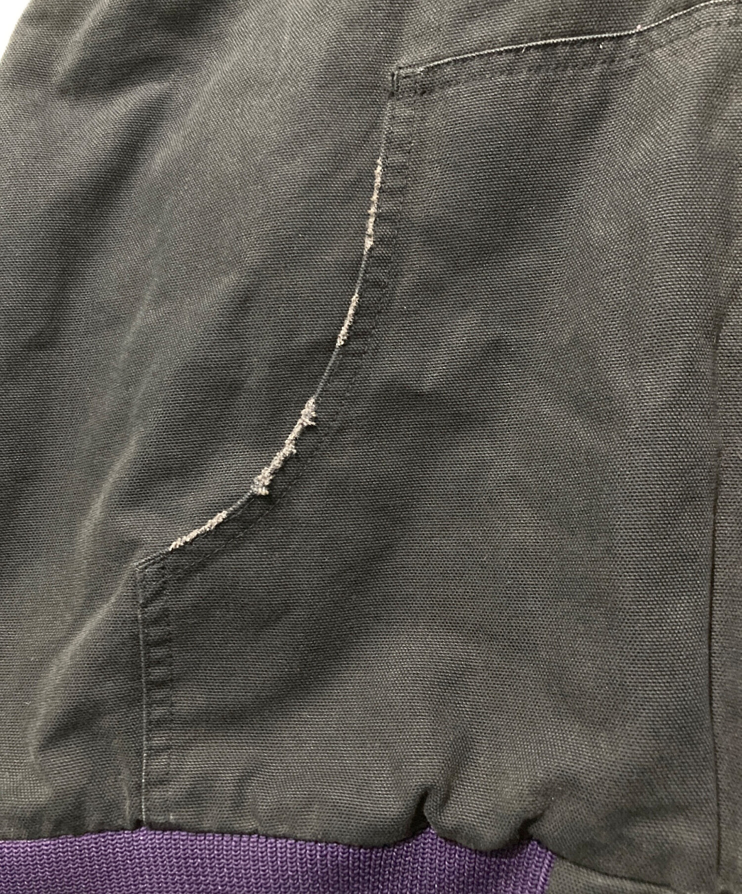 中古・古着通販】Needles (ニードルズ) Zipped Work Hoody ブラック