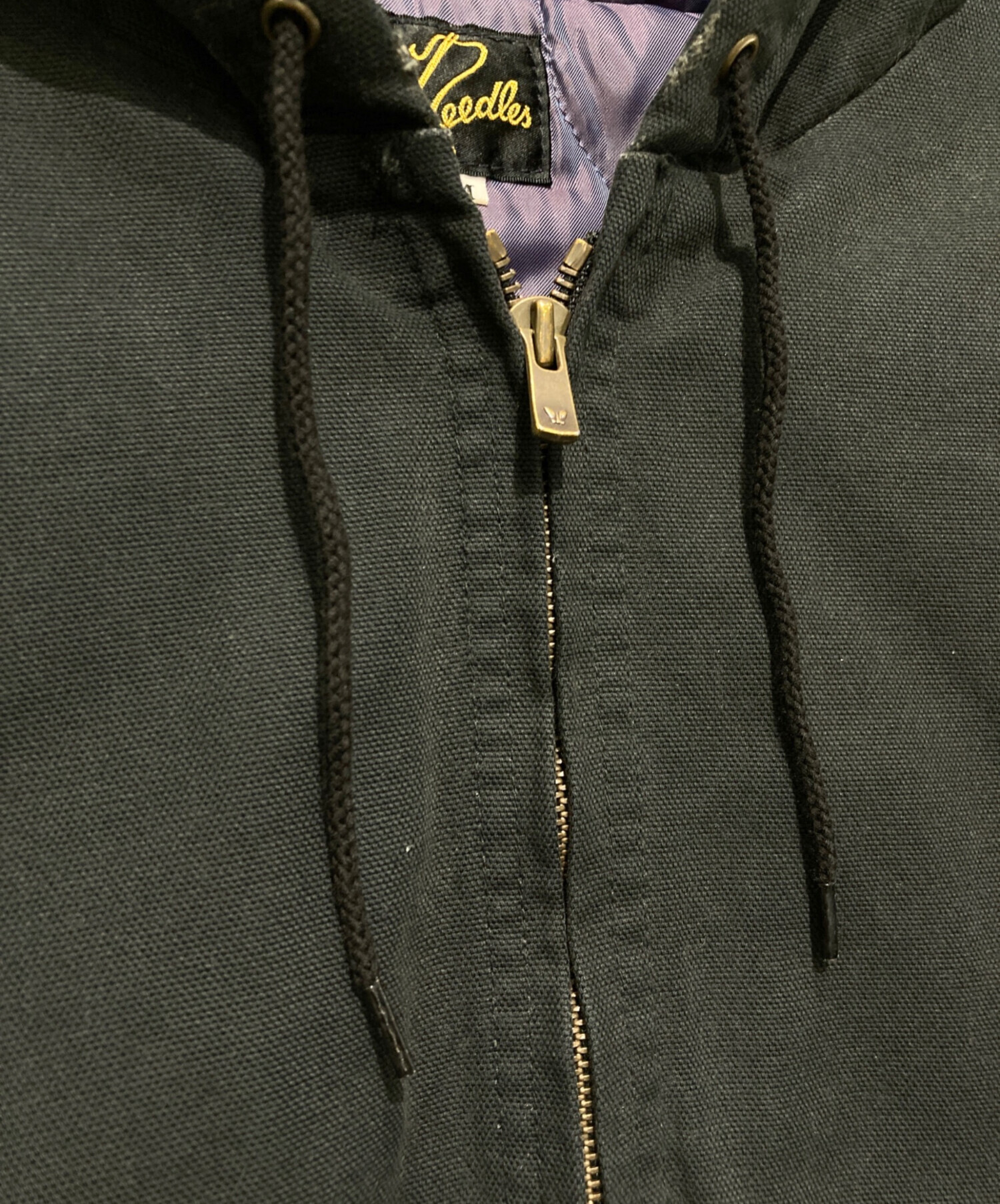 中古・古着通販】Needles (ニードルズ) Zipped Work Hoody ブラック