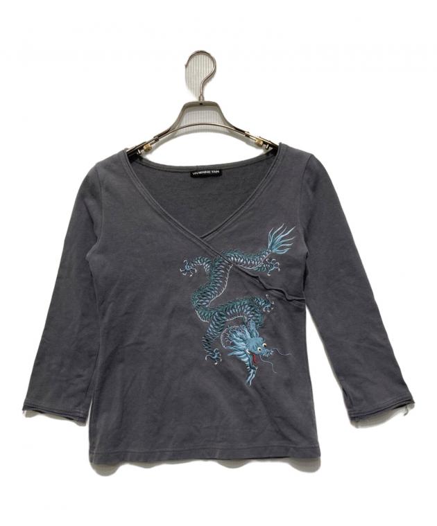 レア 90's VIVIENNE TAM 総柄グラデーショントップス 中古・古着通販】VIVIENNE TAM (ヴィヴィアンタム) ドラゴン刺繍ロング