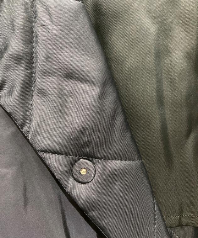 PRADA ネイビー ナイロンコート 中古・古着通販】PRADA (プラダ) ダブルブレストナイロンコート