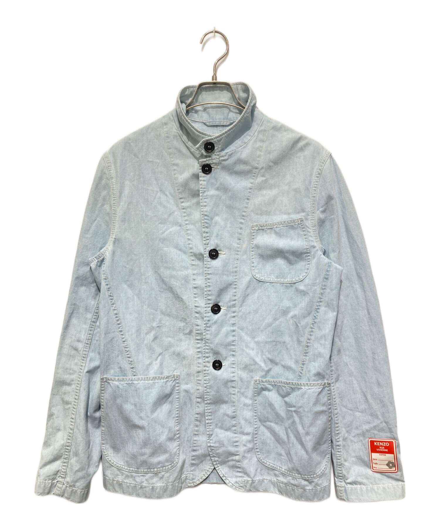 中古・古着通販】KENZO (ケンゾー) バックロゴパッチ デニム 中古・古着通販】KENZO (ケンゾー) バックロゴパッチ デニム