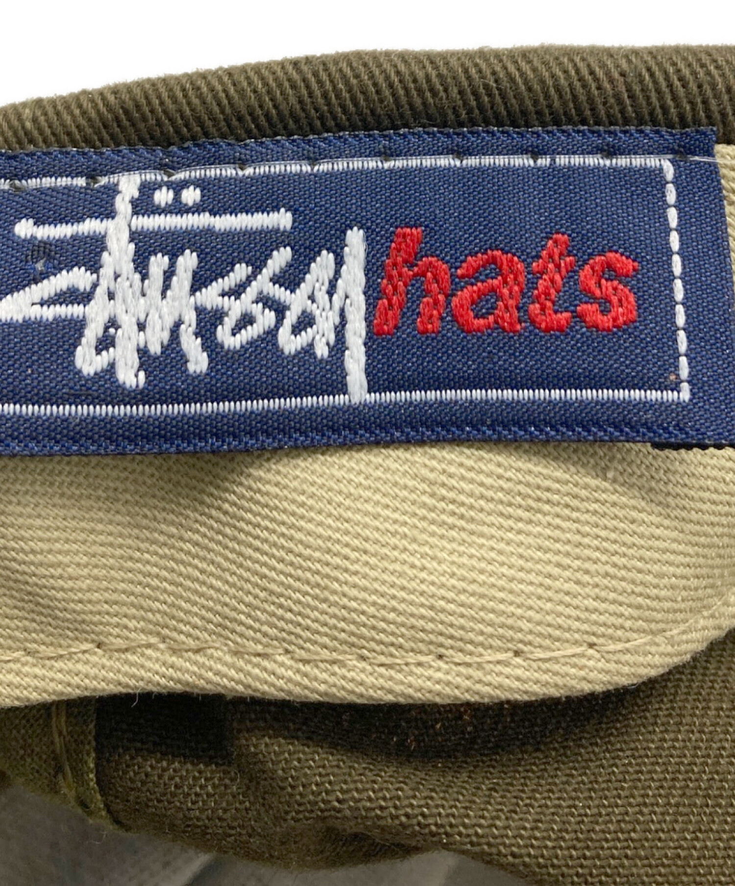 中古・古着通販】OLD STUSSY (オールドステューシー) キャップ カーキ