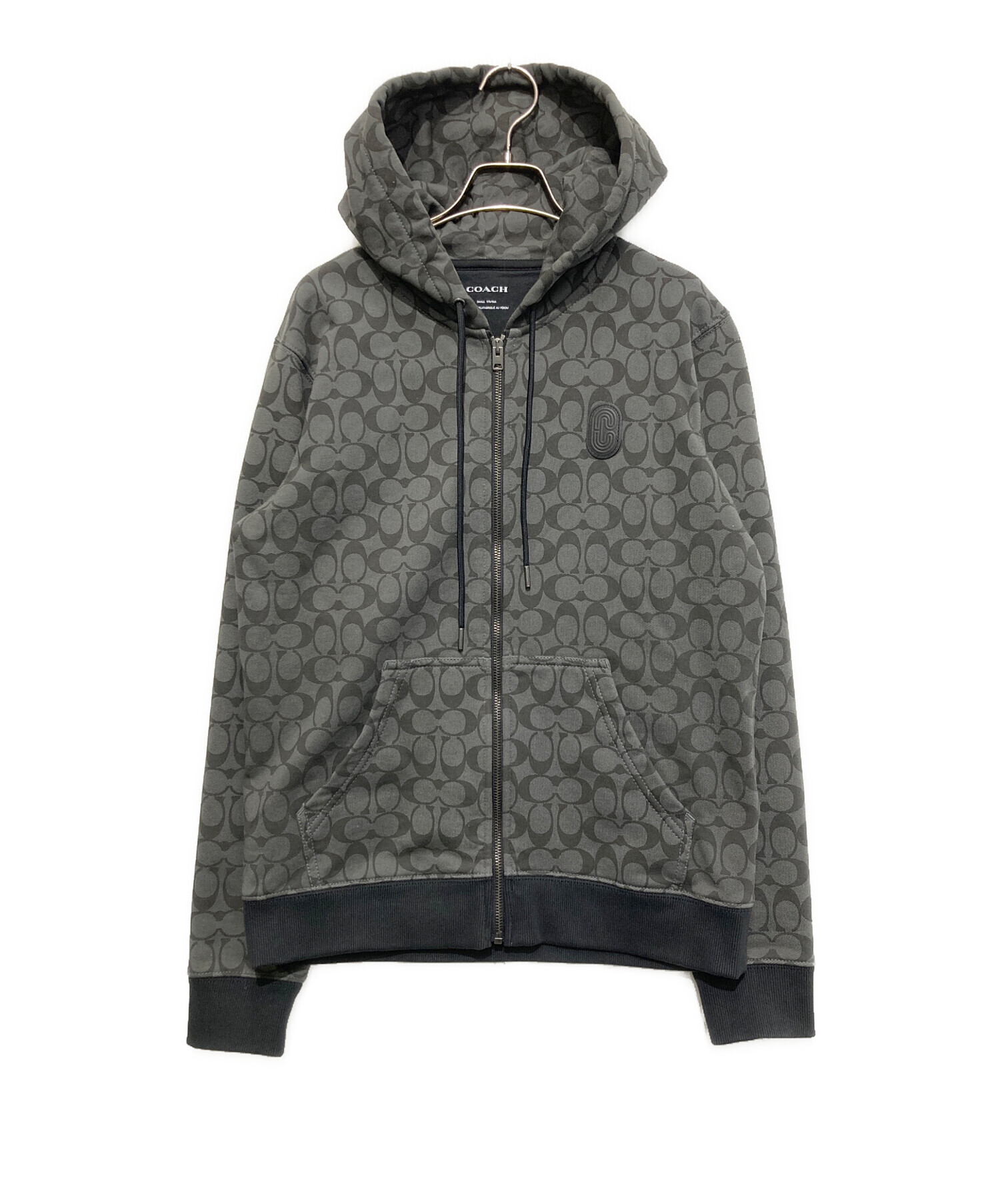 中古・古着通販】COACH (コーチ) シグネチャージップアップパーカー