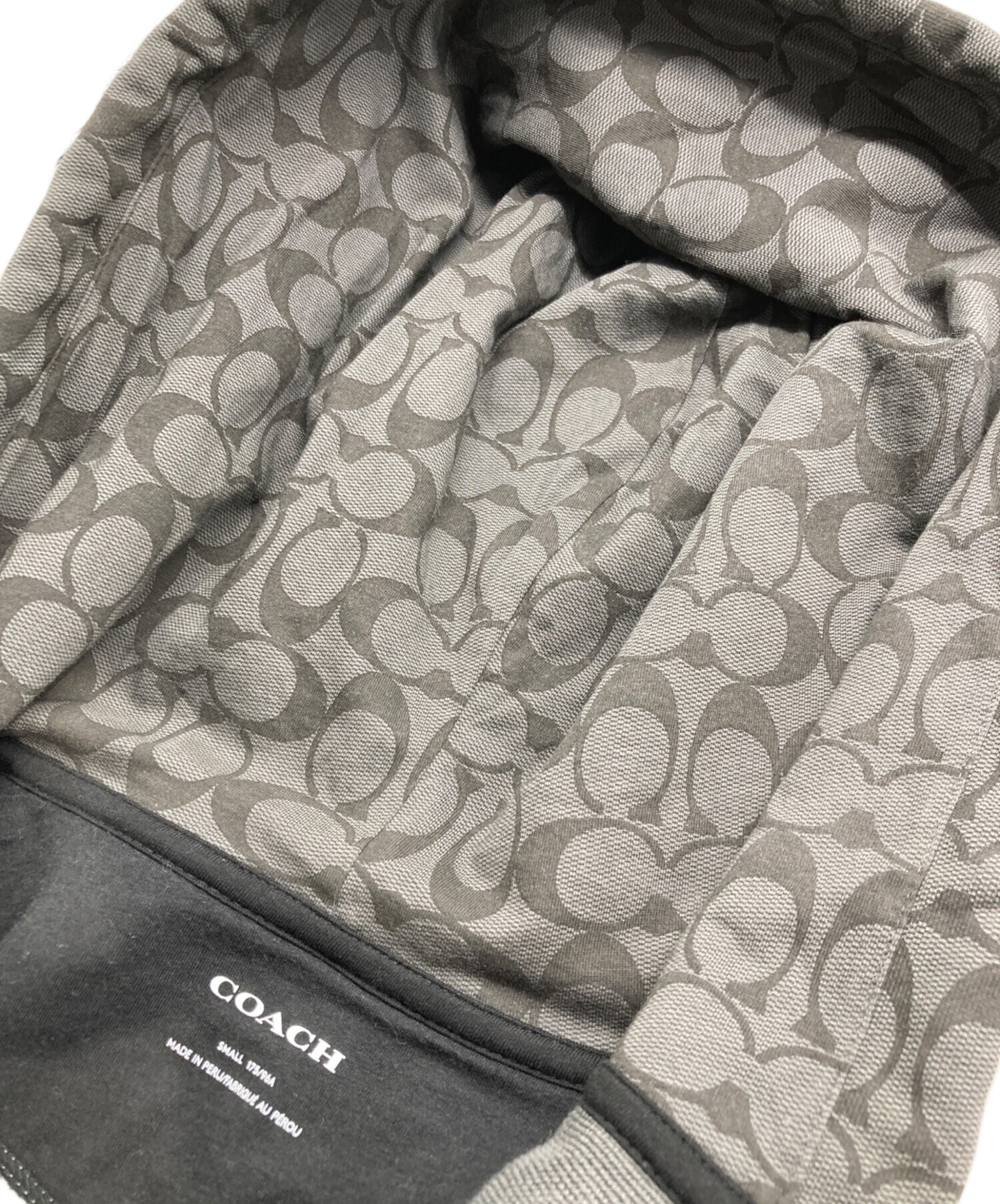 中古・古着通販】COACH (コーチ) シグネチャージップアップパーカー
