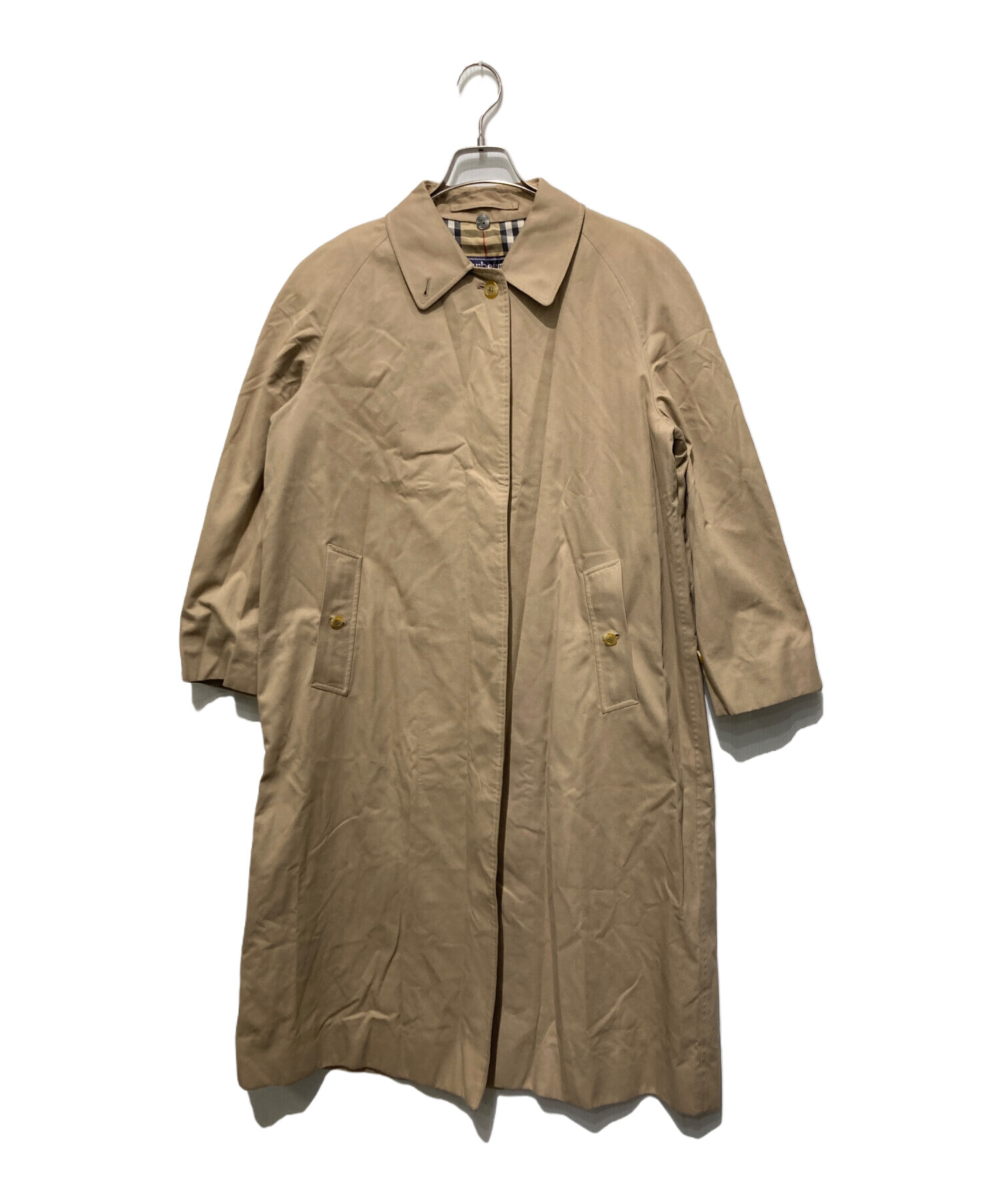 Burberryベージュ チェック柄裏地 コート 中古・古着通販】Burberry's (バーバリー) 裏地ノヴァチェックコート