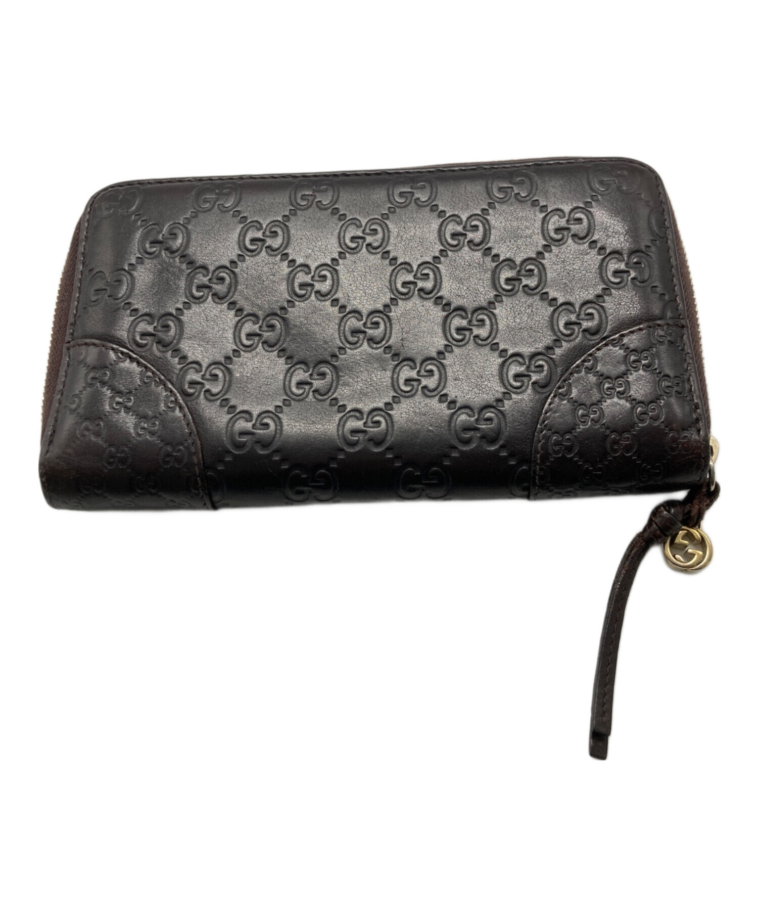 中古・古着通販】GUCCI (グッチ) GG柄 ラウンドファスナー 長財布 