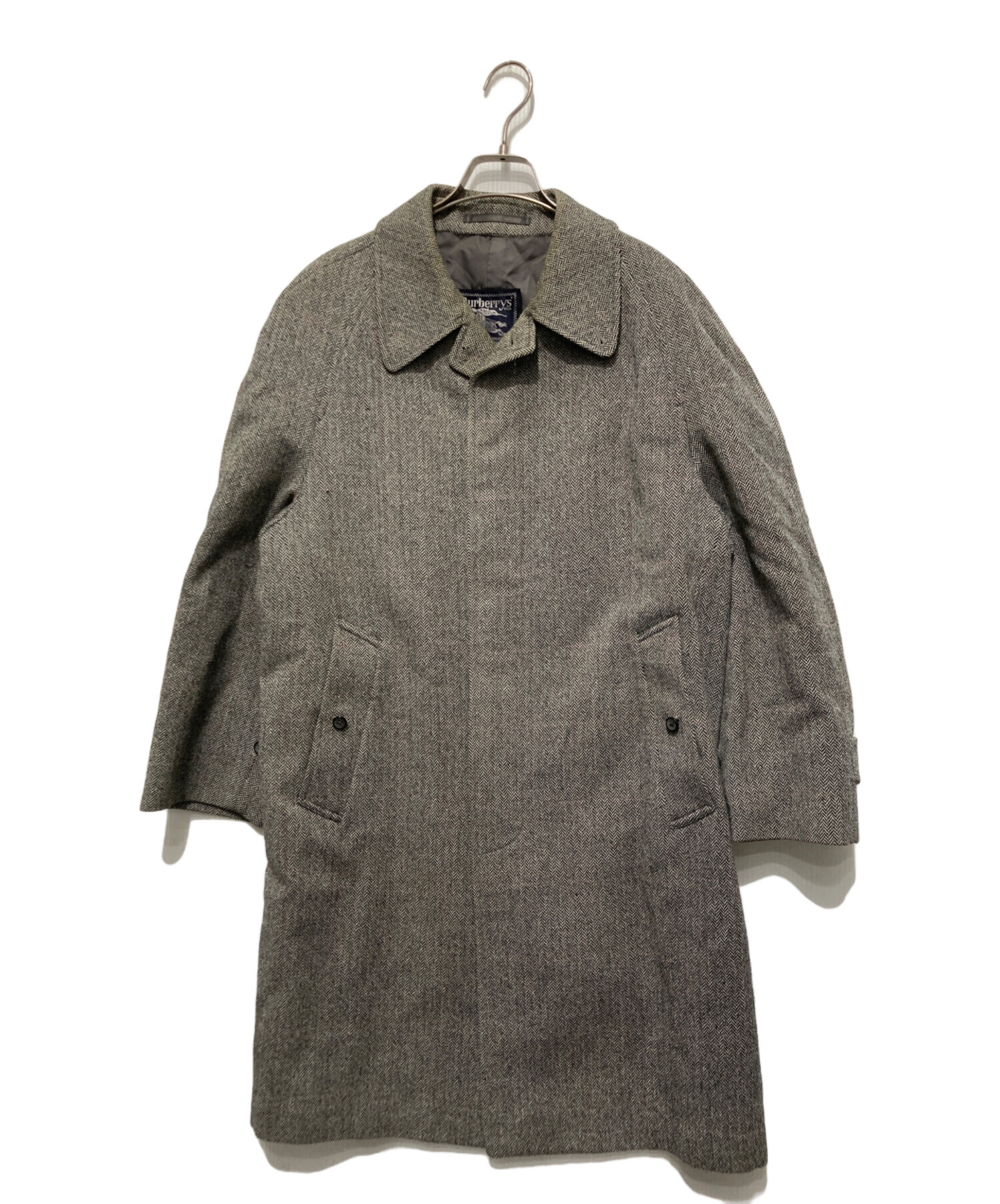 Burberry ステンカラーコート ダークグレー 中古・古着通販】Burberry's (バーバリーズ) ステンカラーコート