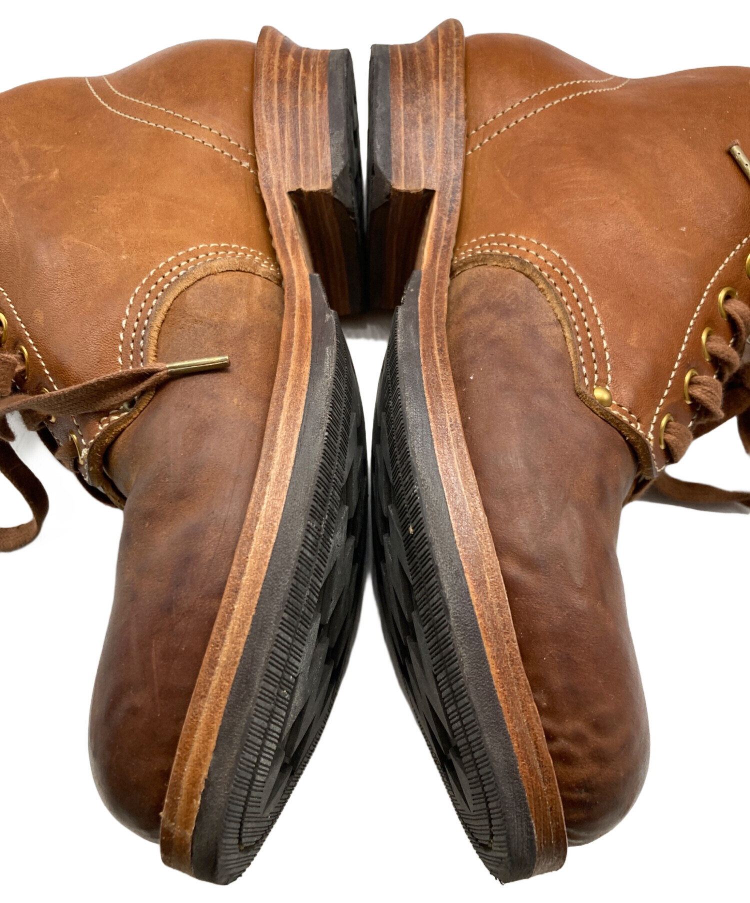 特価visvimビスビム未使用モックブーツ　ダークブラウン8 中古・古着通販】VISVIM (ビズビム) BRIGADIER BOOTS-FOLK ブラウン