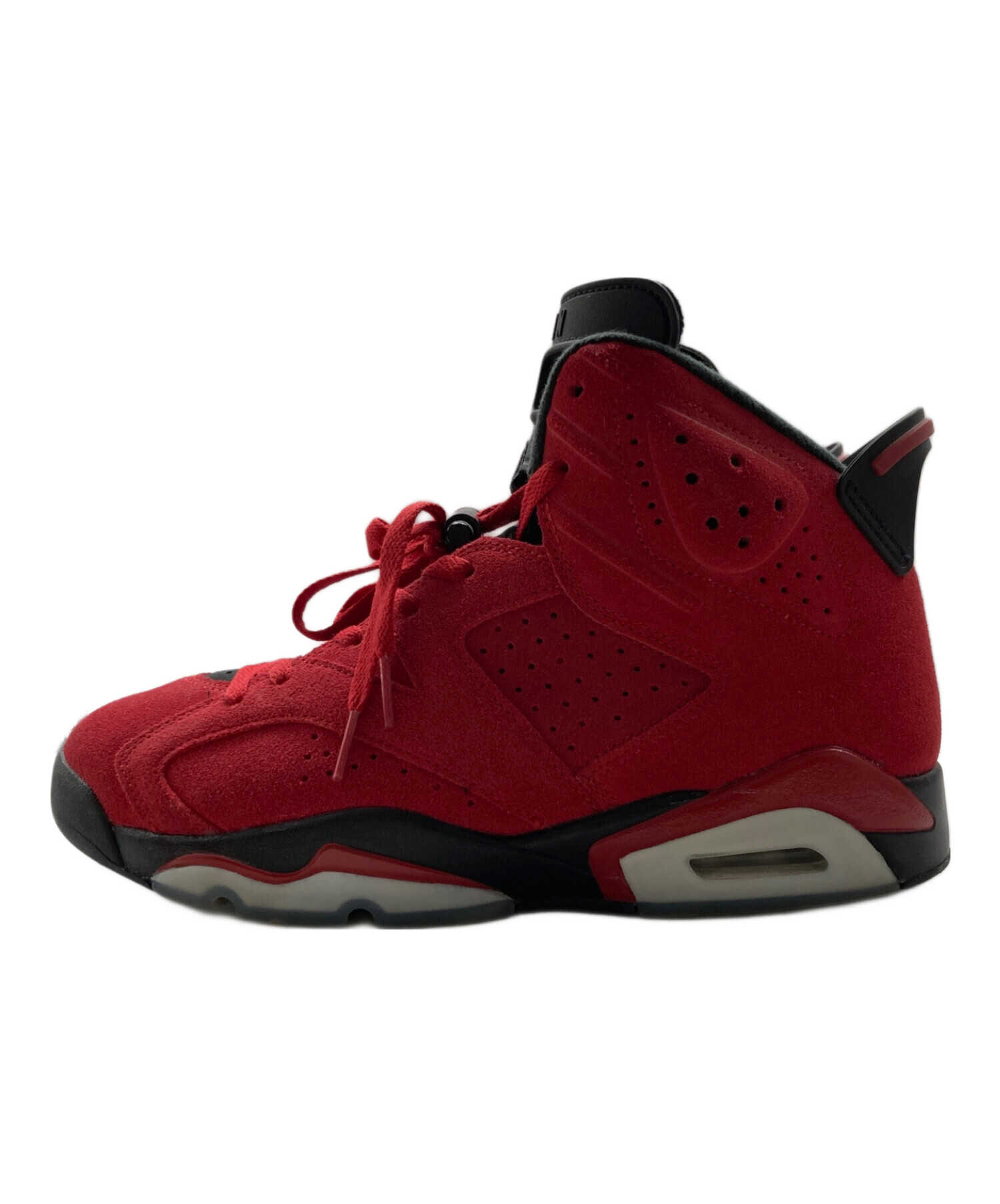 中古・古着通販】NIKE (ナイキ) AIR JORDAN 6 RETRO レッド サイズ:27