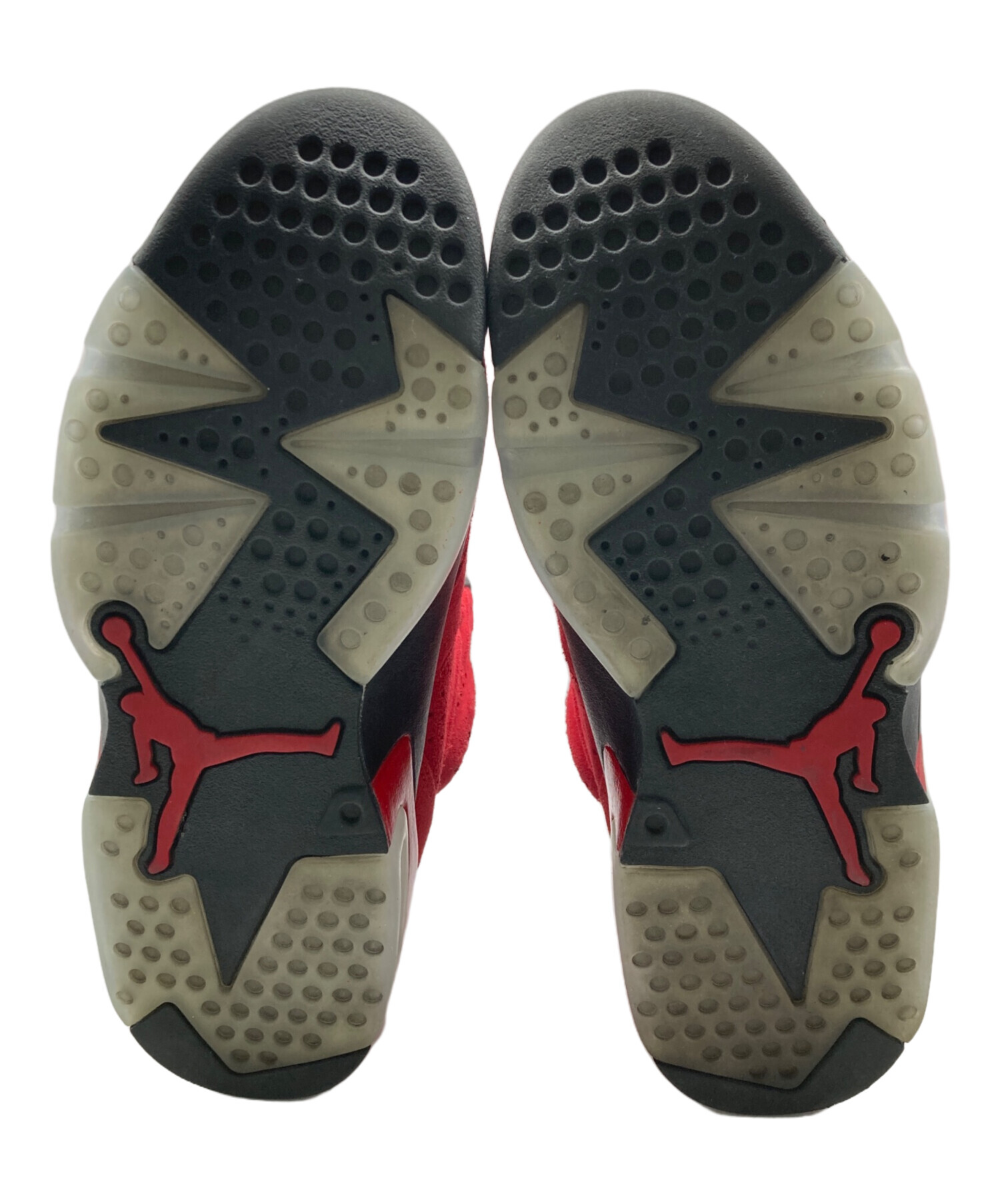 中古・古着通販】NIKE (ナイキ) AIR JORDAN 6 RETRO レッド サイズ:27