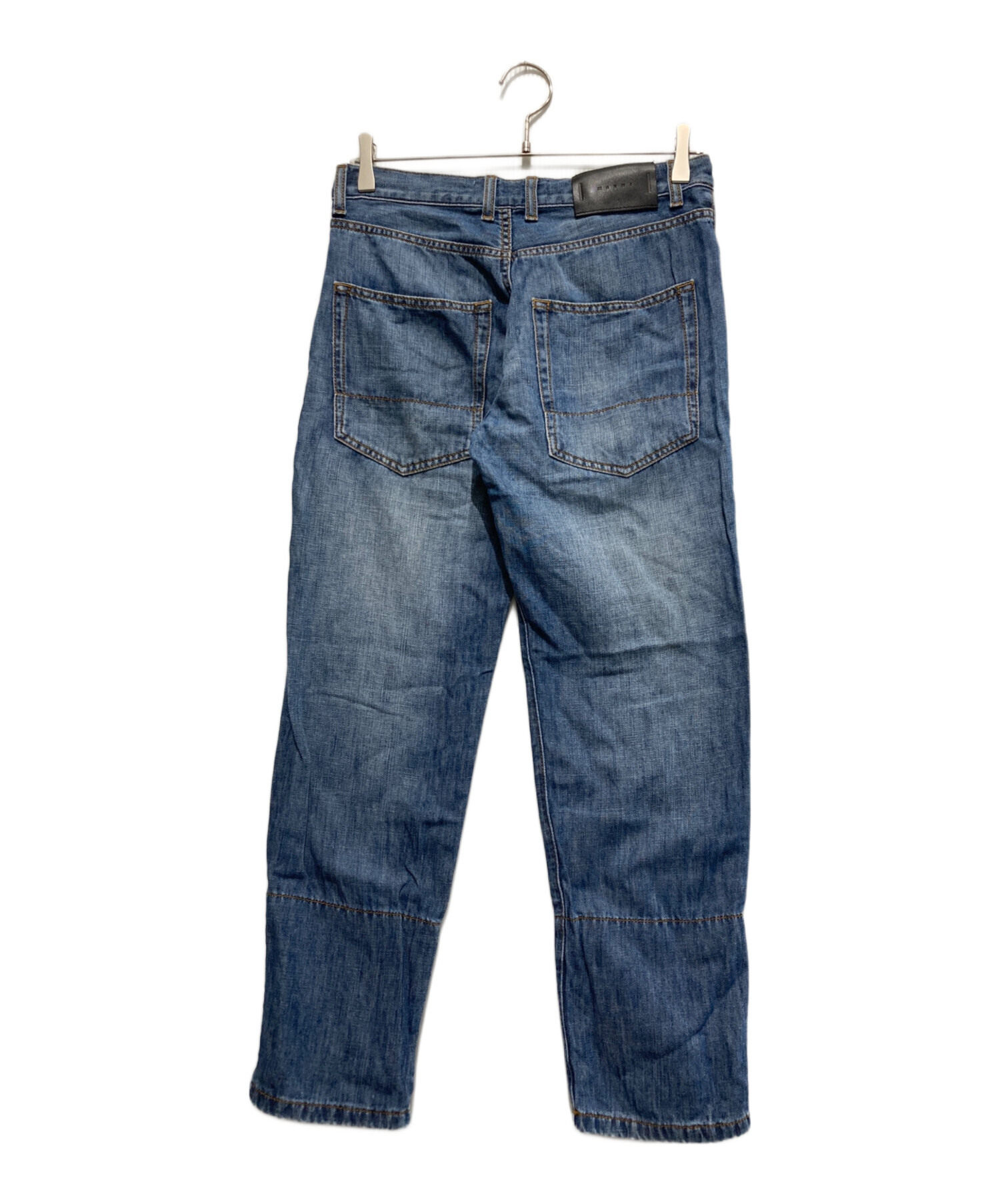 中古・古着通販】MARNI (マルニ) クロップドデニムパンツ インディゴ