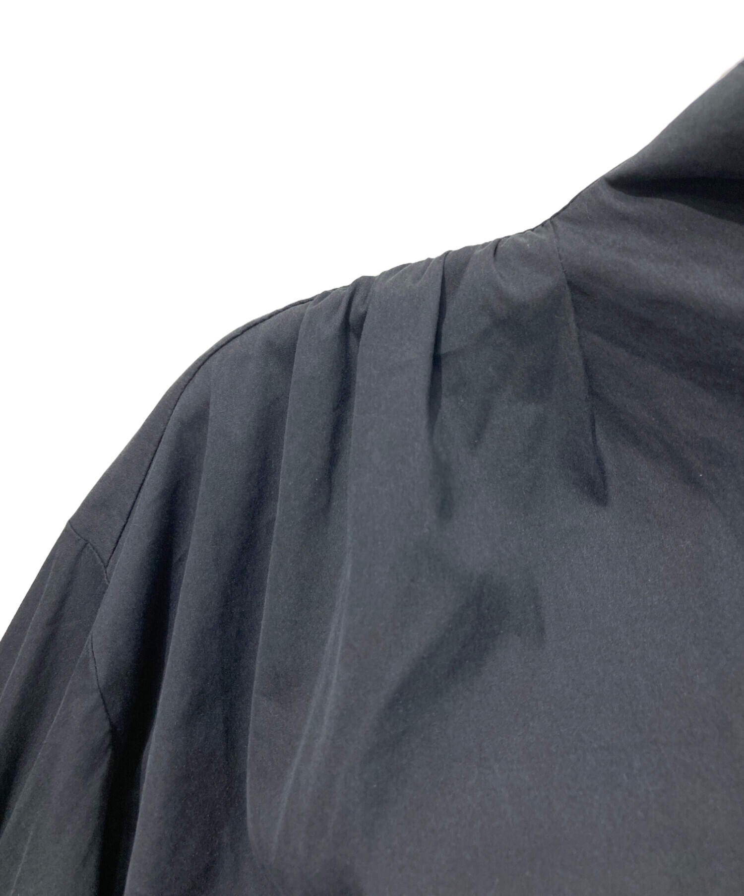 中古・古着通販】deres (デレス) Natalie bottle neck drape blouse