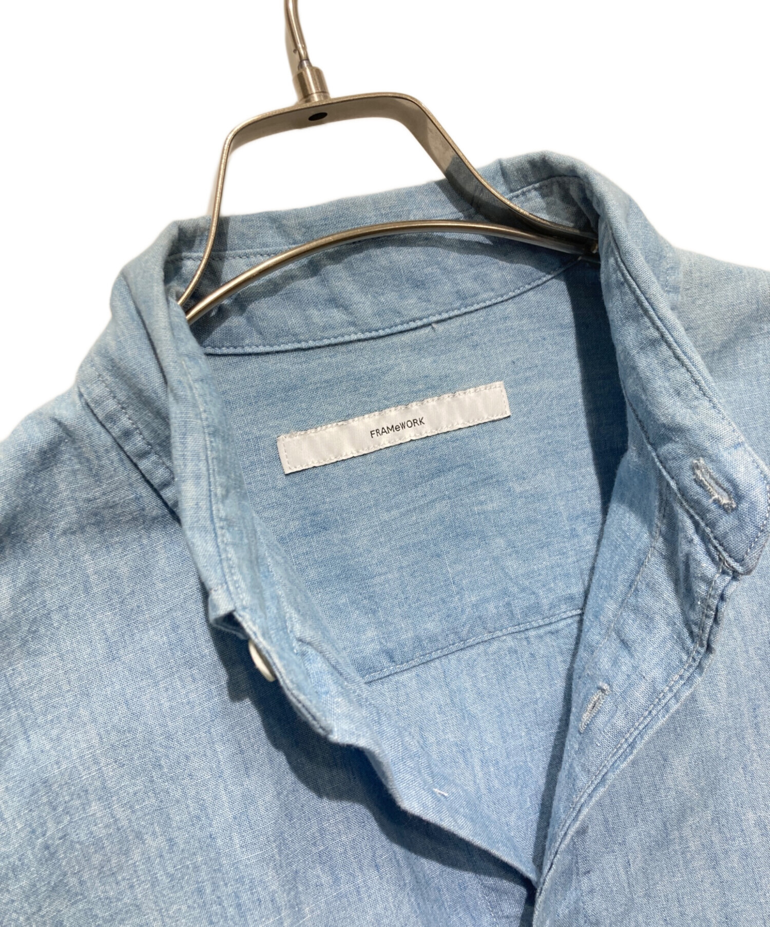 中古・古着通販】FRAMeWORK (フレームワーク) 25SSダンガリーシャツ