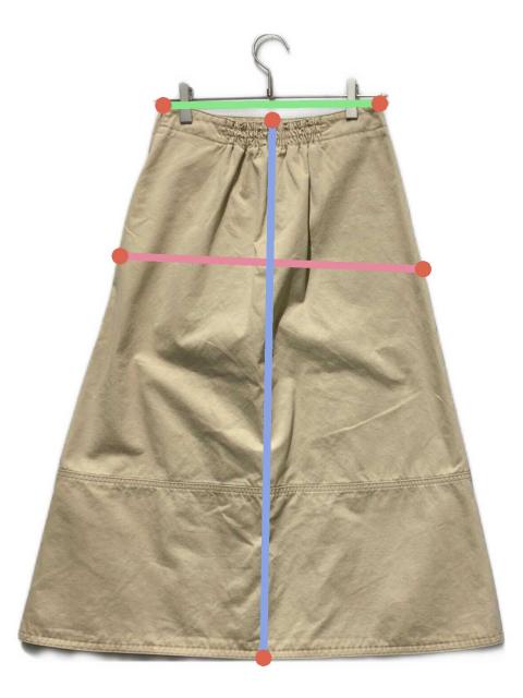 中古・古着通販】Drawer (ドゥロワー) コットンツイル 切替 Aライン