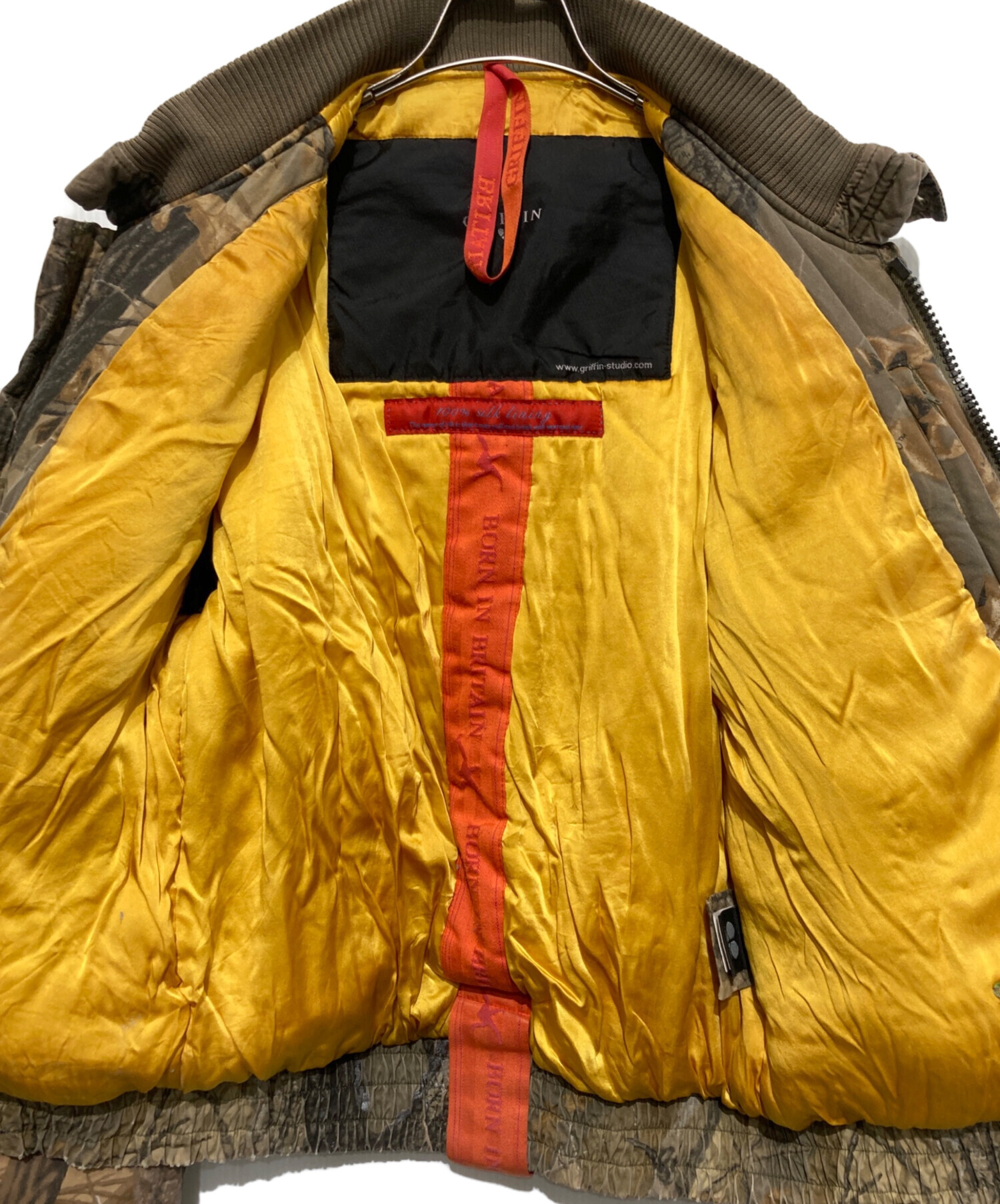 中古・古着通販】GRIFFIN (グリフィン) フライトジャケット ブラウン
