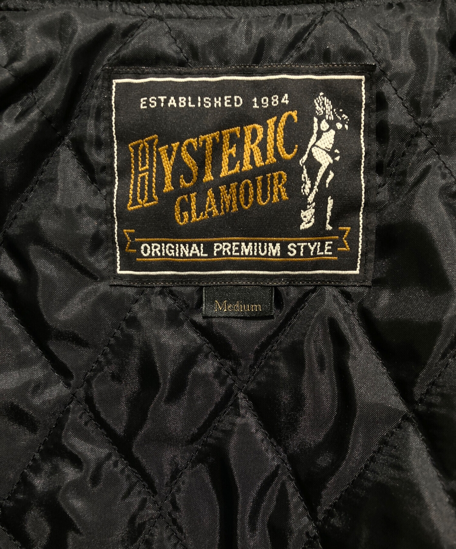 美品！希少！ヒステリックグラマー⭐︎スタジャン♪ HYSTERIC GLAMOUR（ヒステリックグラマー） スタジャン TURN THE MUSIC