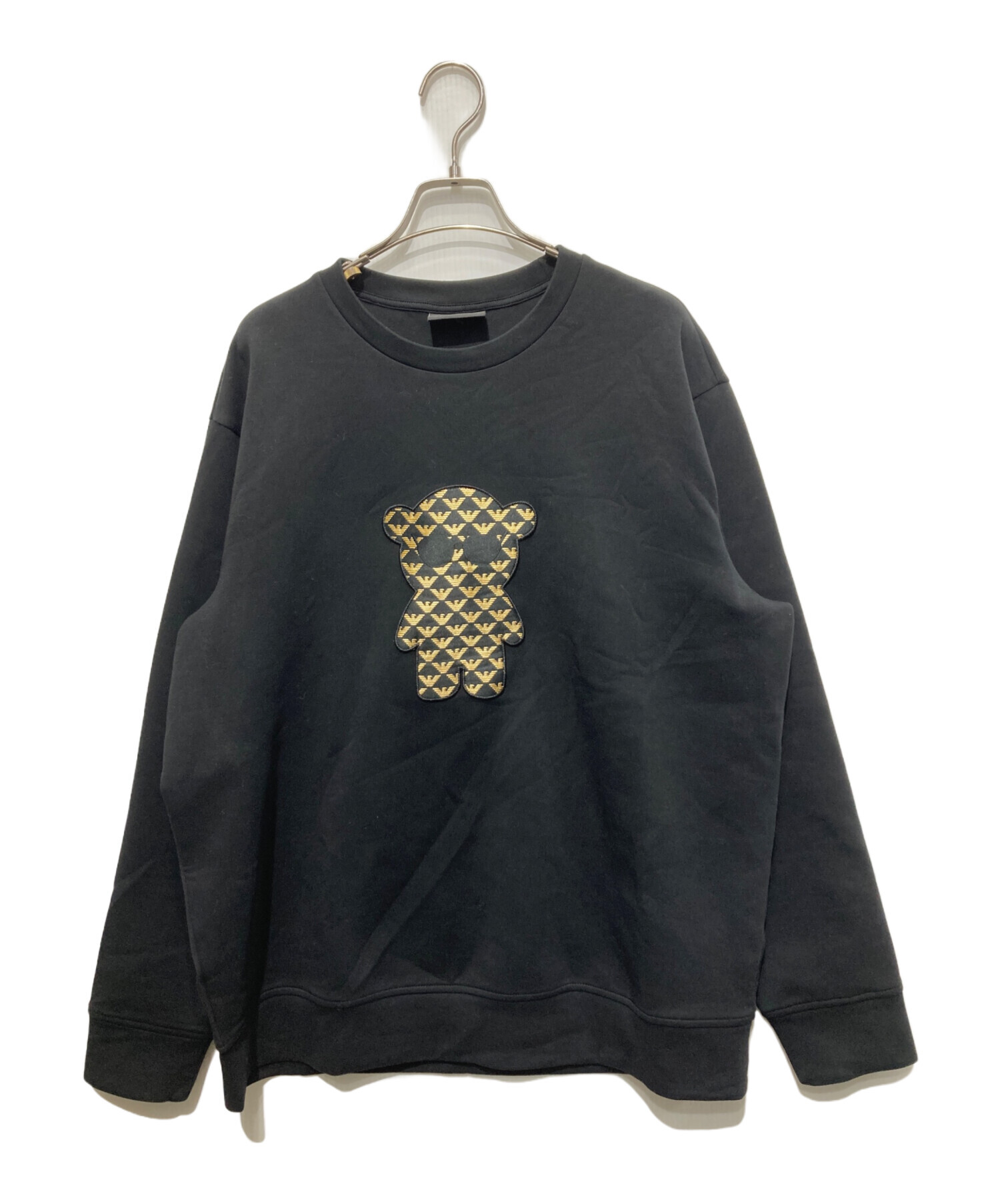 EMPORIO ARMANI エンポリオアルマーニ スウェット M 黒 【古着】【中古】【送料無料】 中古・古着通販】EMPORIO ARMANI (エンポリオ アルマーニ) スウェット