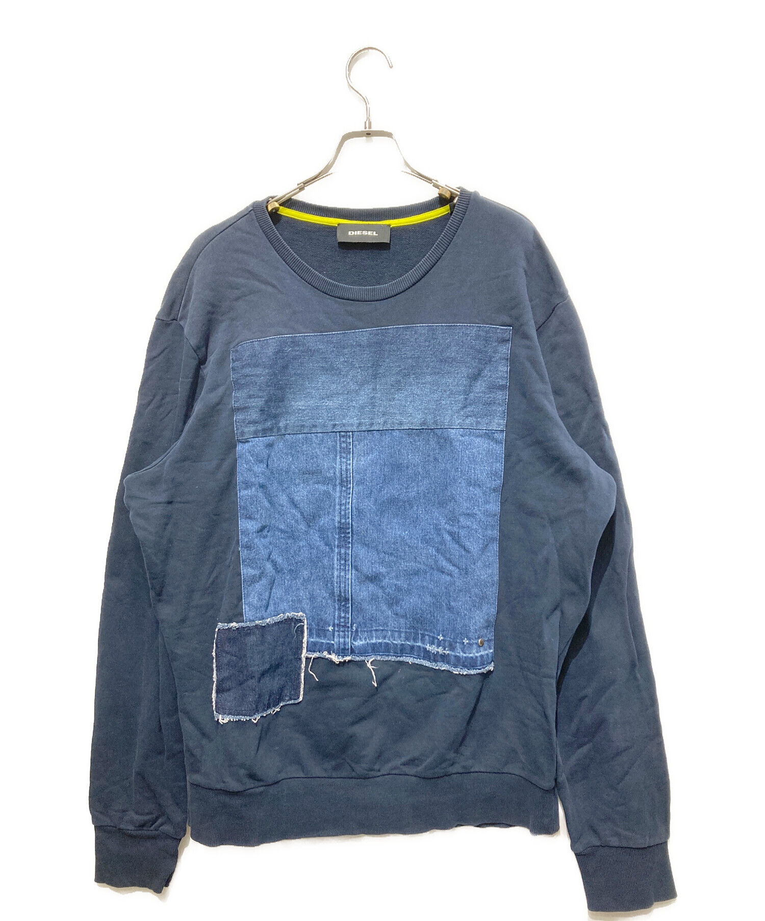 中古・古着通販】DIESEL (ディーゼル) スウェット ネイビー サイズ:XL 