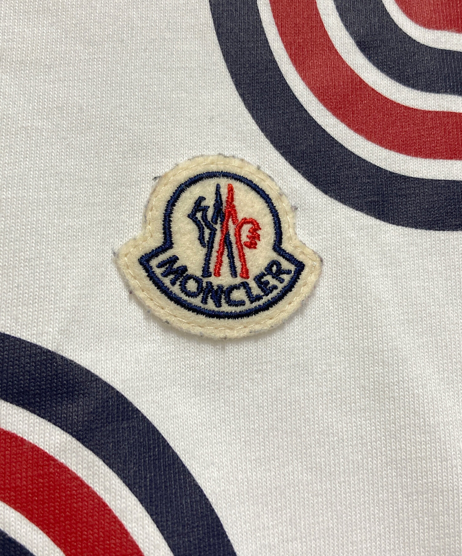中古・古着通販】MONCLER (モンクレール) SS T-SHIRT/Tシャツ ホワイト 