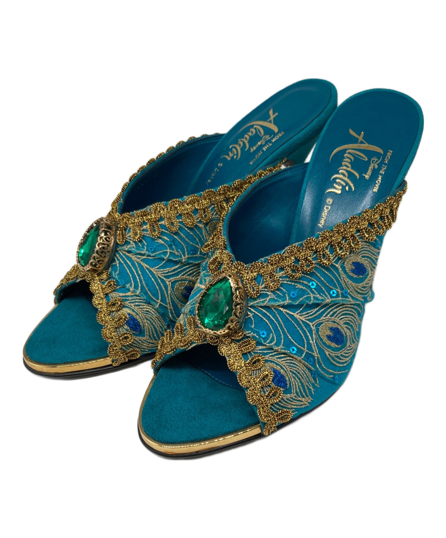 靴 DIANA x Disney Aladdin Jasmine Mules 中古・古着通販】DAIANA (ダイアナ) Disney (ディズニー) Aladdin