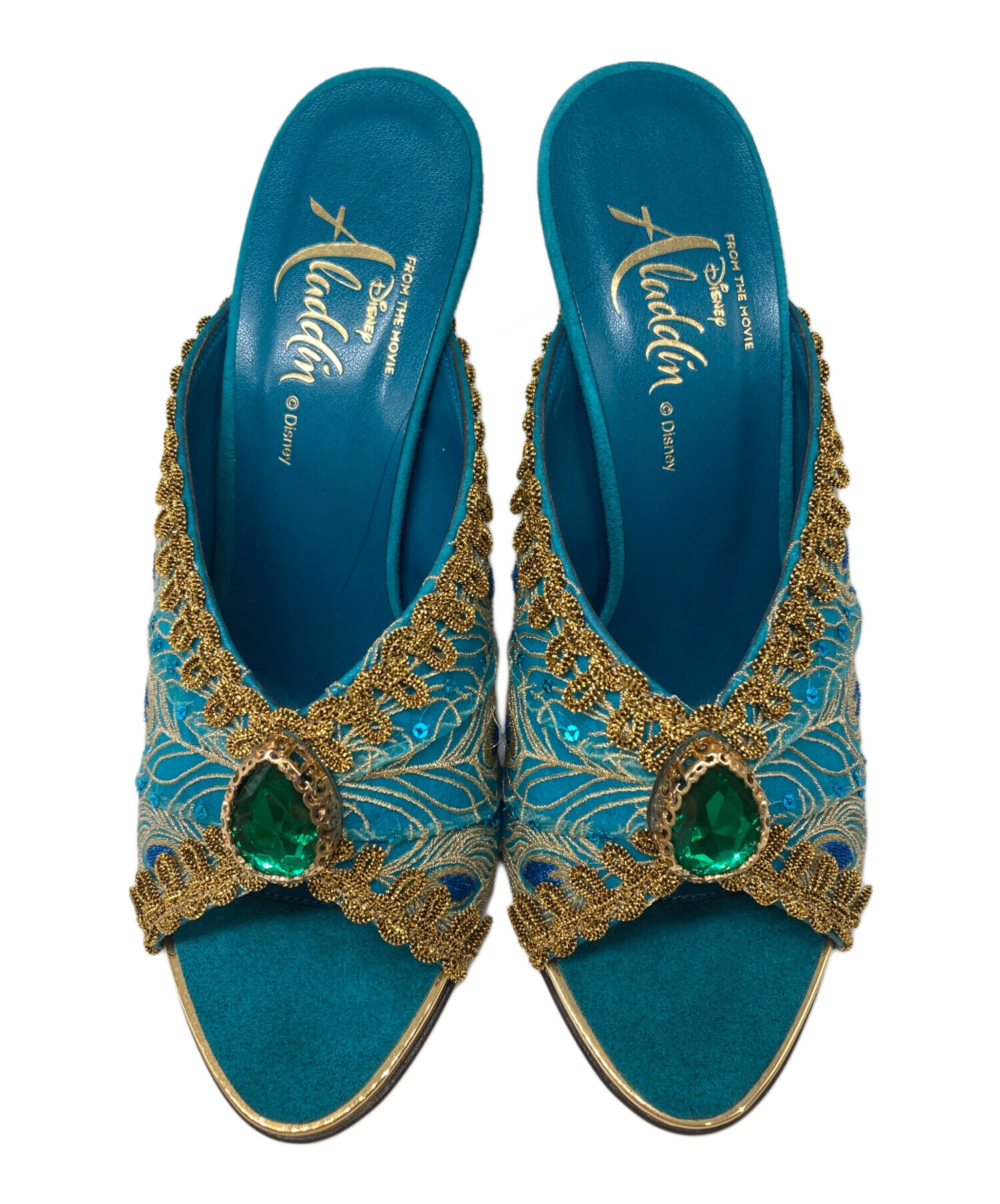 靴 DIANA x Disney Aladdin Jasmine Mules 中古・古着通販】DAIANA (ダイアナ) Disney (ディズニー) Aladdin