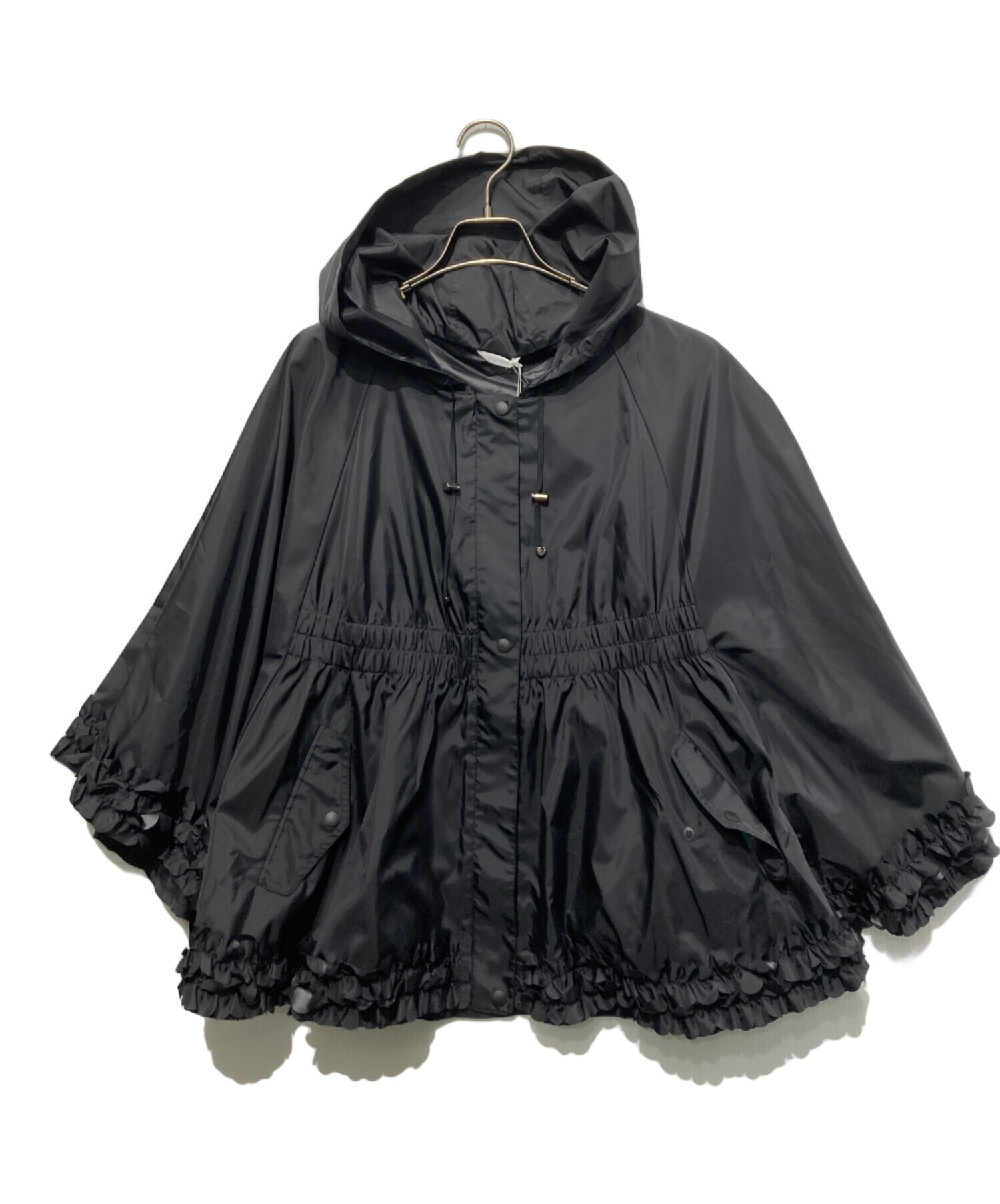 新品】TO BE CHIC トゥービーシック コート フリル ブラック 【公式通販】