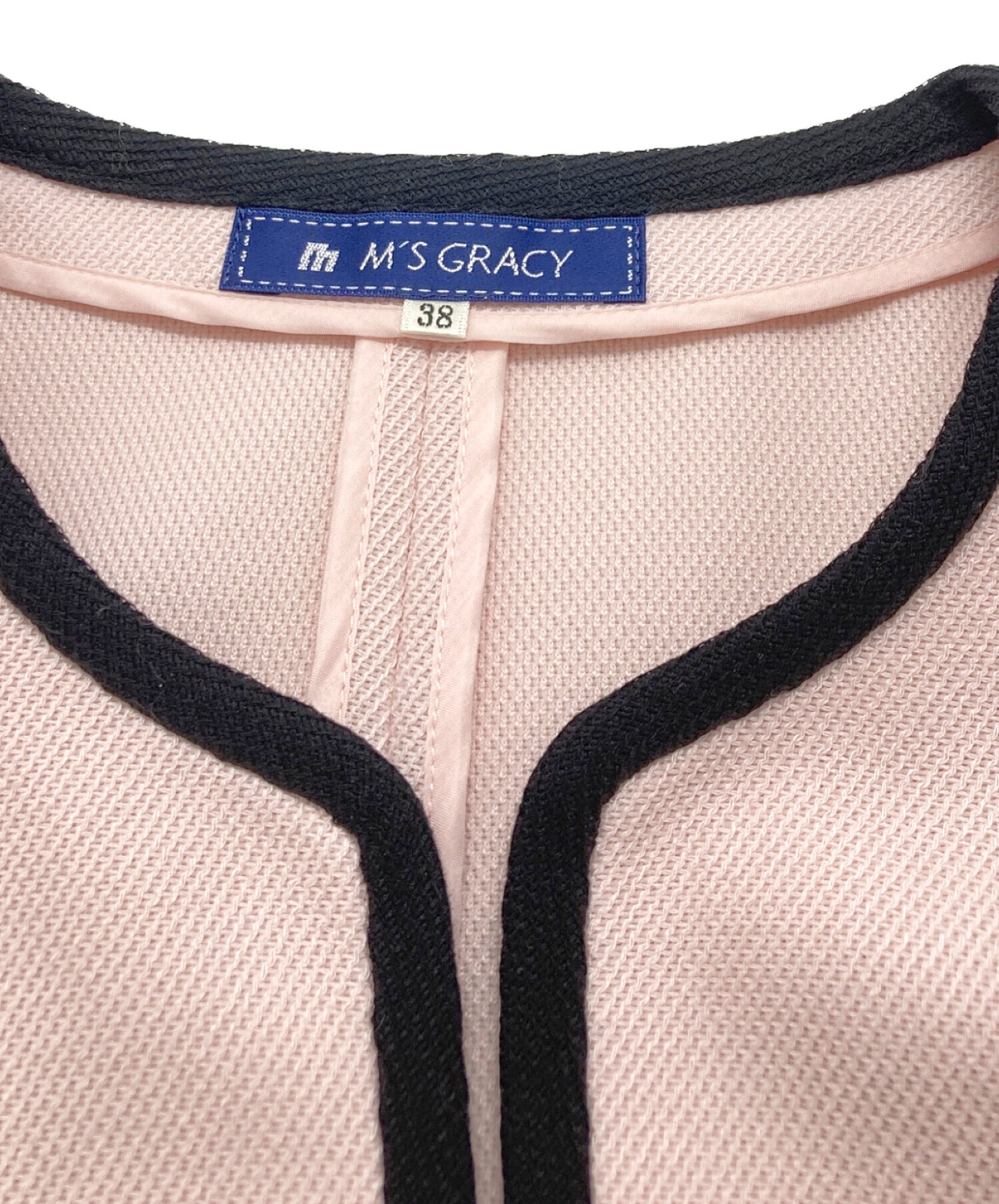 中古・古着通販】M'S GRACY (エムズグレイシー) ノーカラージャケット