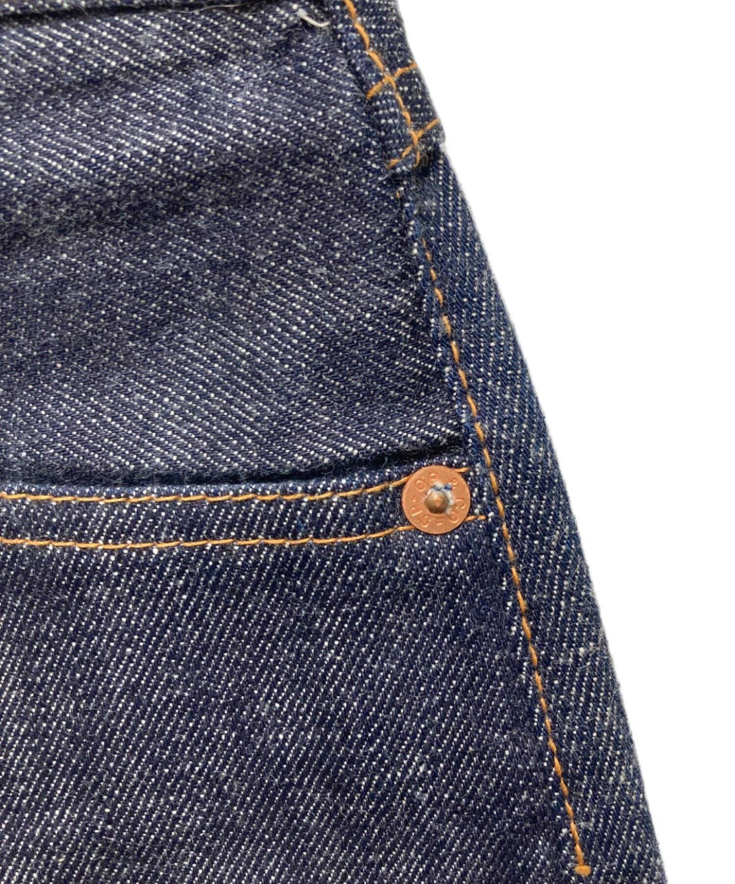 中古・古着通販】OVER RAIL & CO (オーバーレイル) 5001リジットデニム 