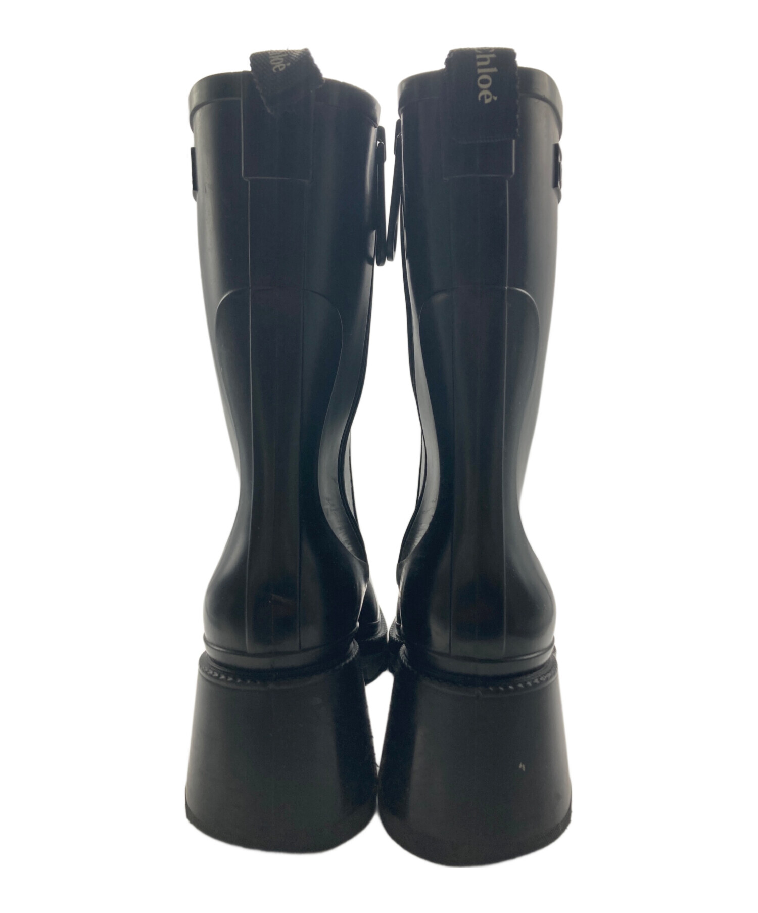 中古・古着通販】Chloe (クロエ) レインブーツ ブラック サイズ:36