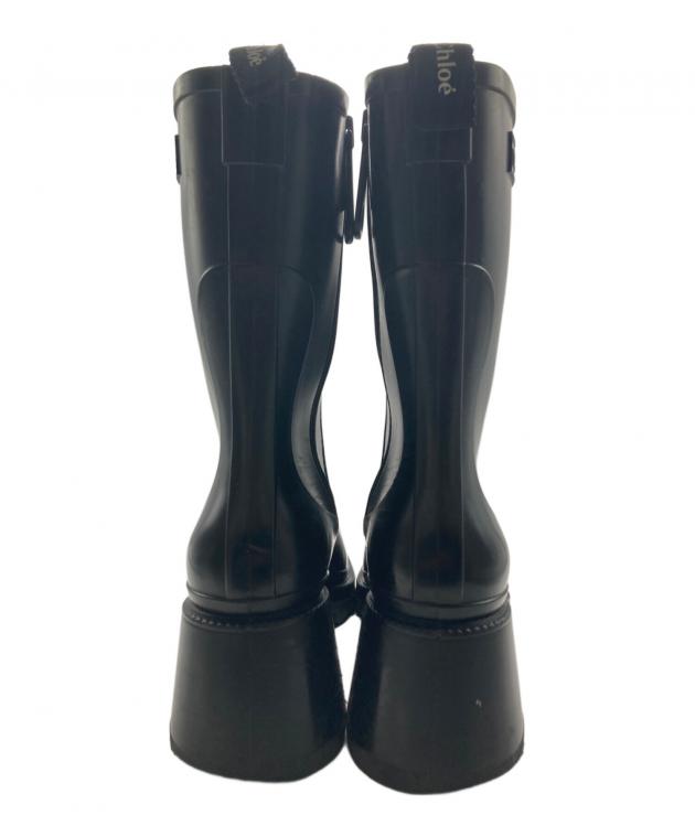 中古・古着通販】Chloe (クロエ) レインブーツ ブラック サイズ:36