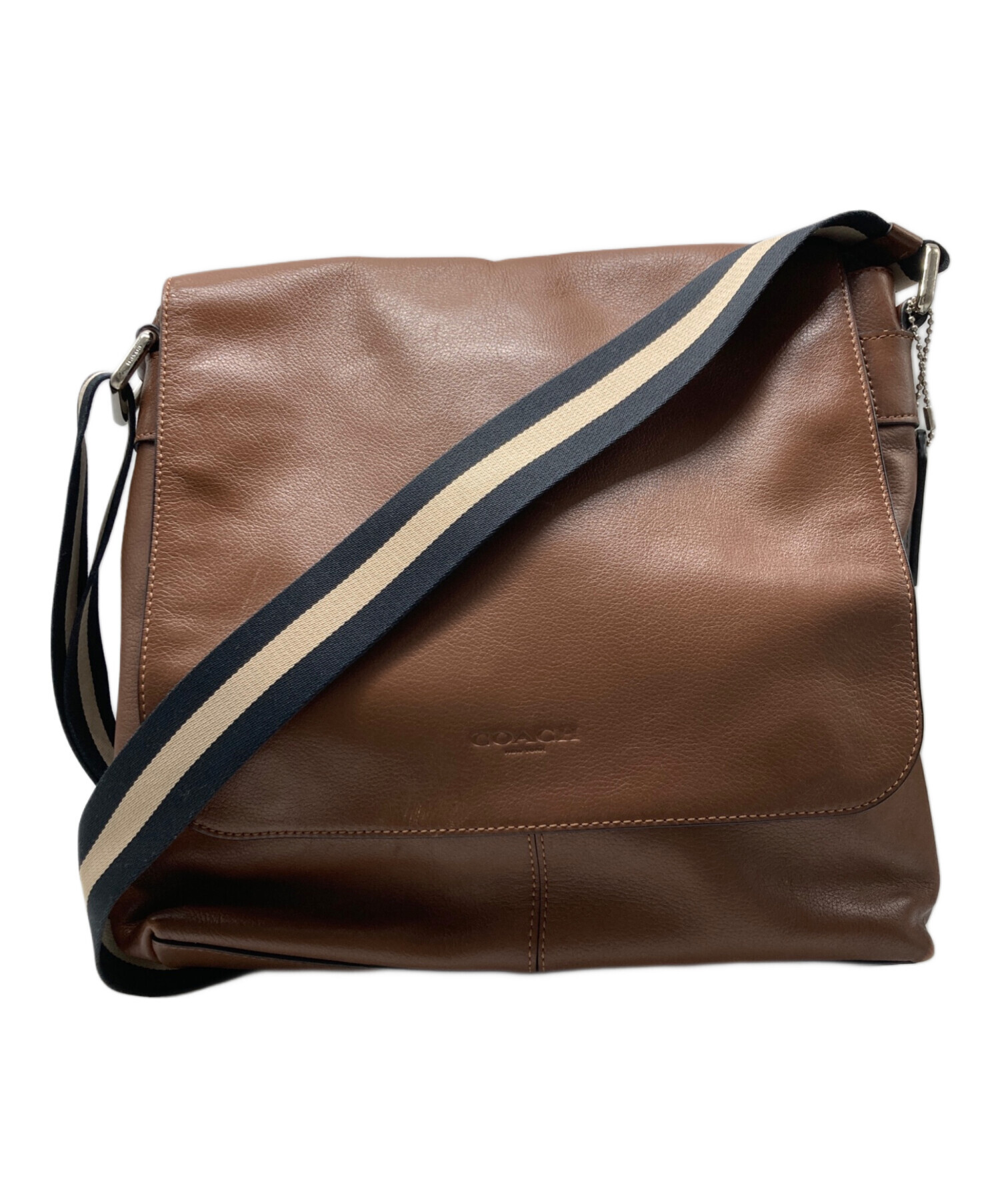 中古・古着通販】COACH (コーチ) Charles Small Messenger ブラウン 