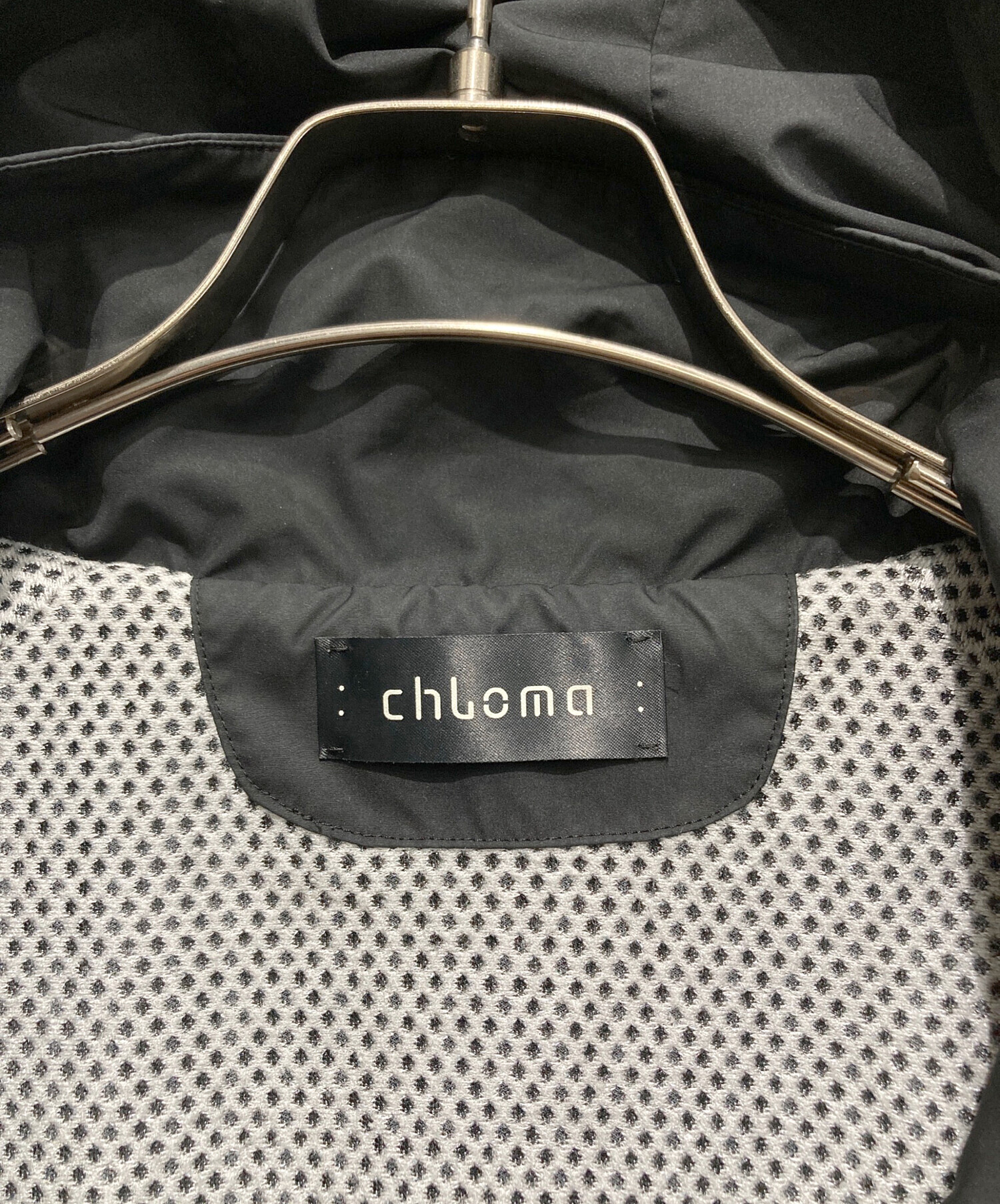 中古・古着通販】chloma (クロマ) Y2Kアノラックパーカー ブラック