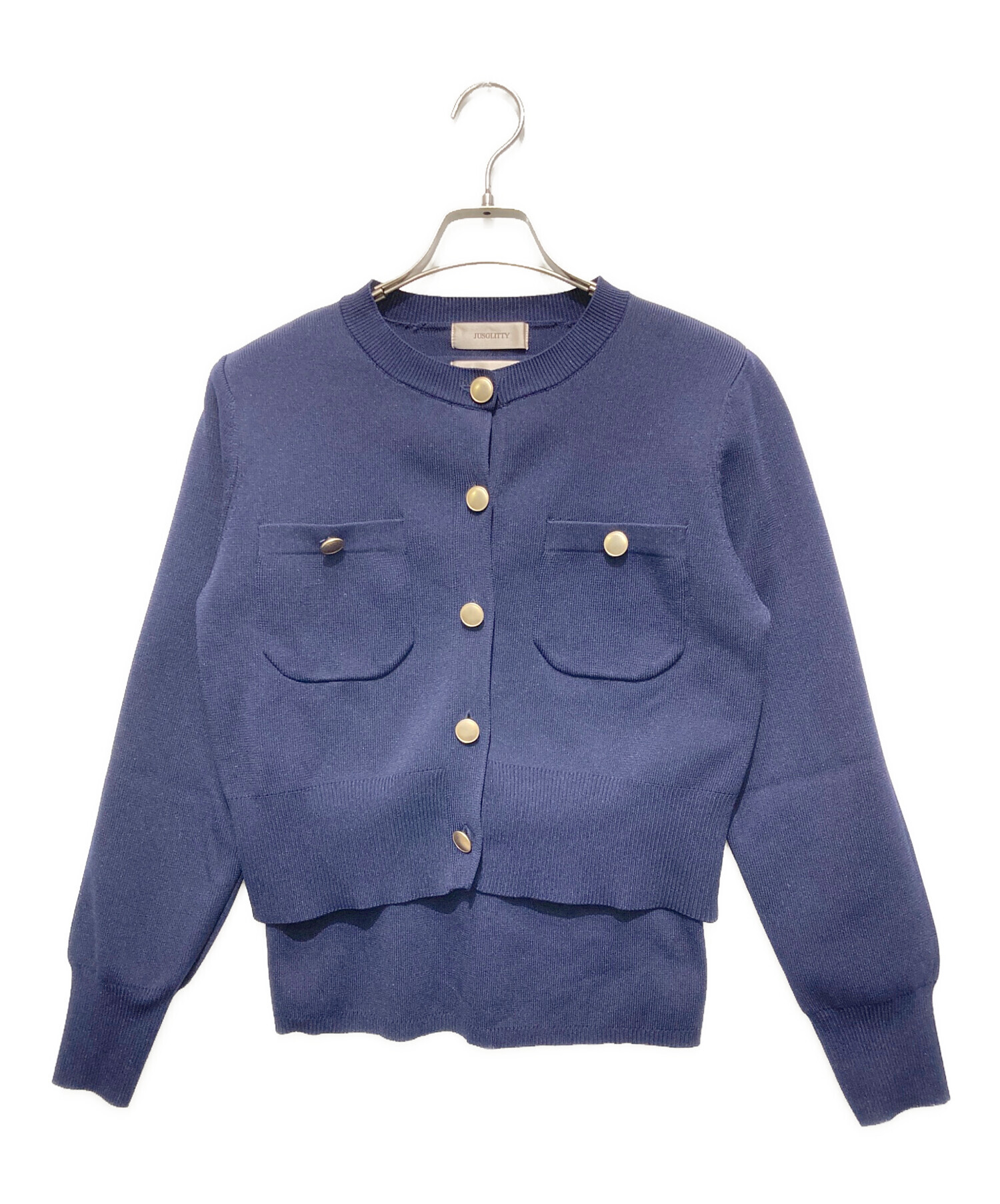 中古・古着通販】JUSGLITTY (ジャスグリッティー) アンサンブルニット
