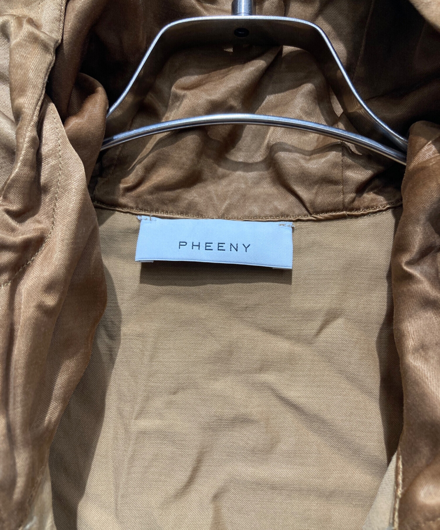 PHEENY - 専用　pheeny satin anorak 中古・古着通販】PHEENY (フィーニー) Satin anorak CAM/BR サイズ