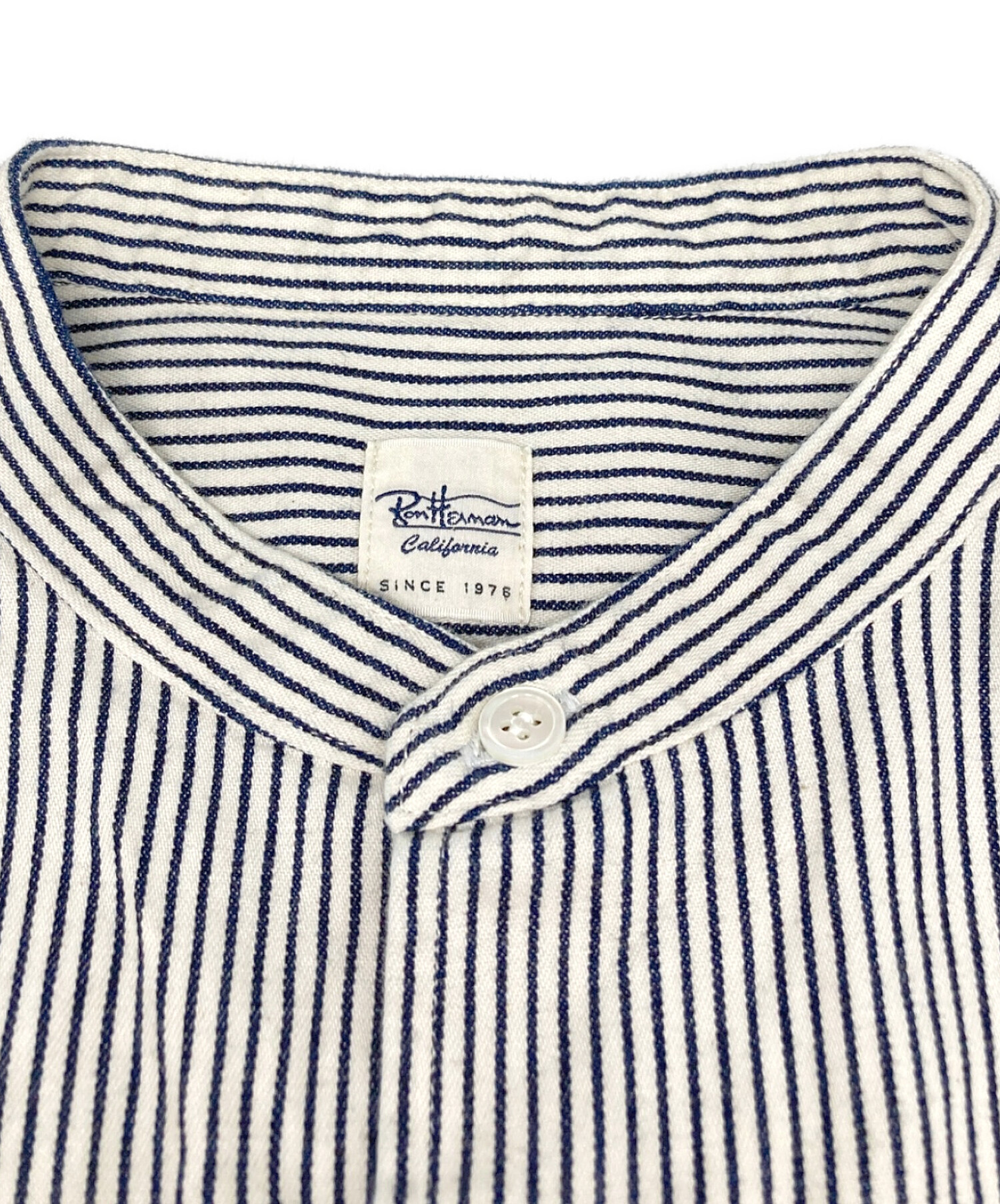 中古・古着通販】Ron Herman (ロンハーマン) ストライプシャツ スカイ